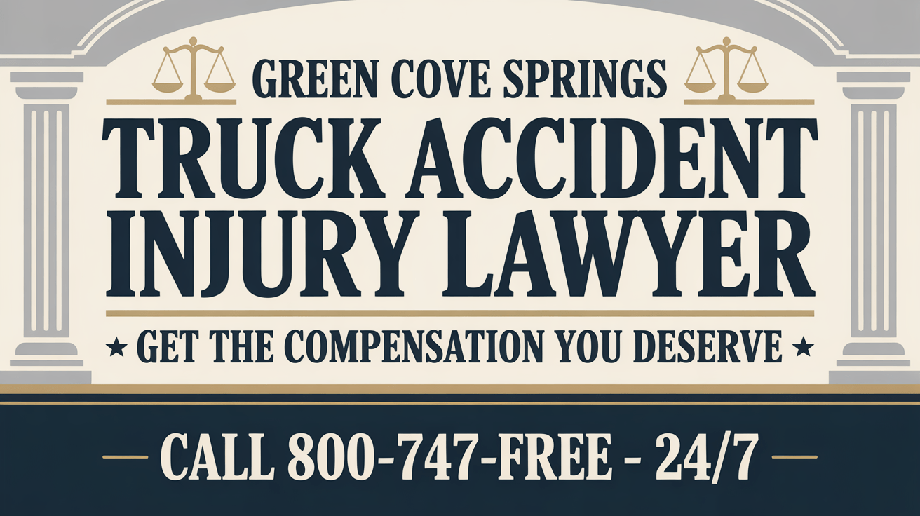Abogado de lesiones por accidente de camión en Green Cove Springs