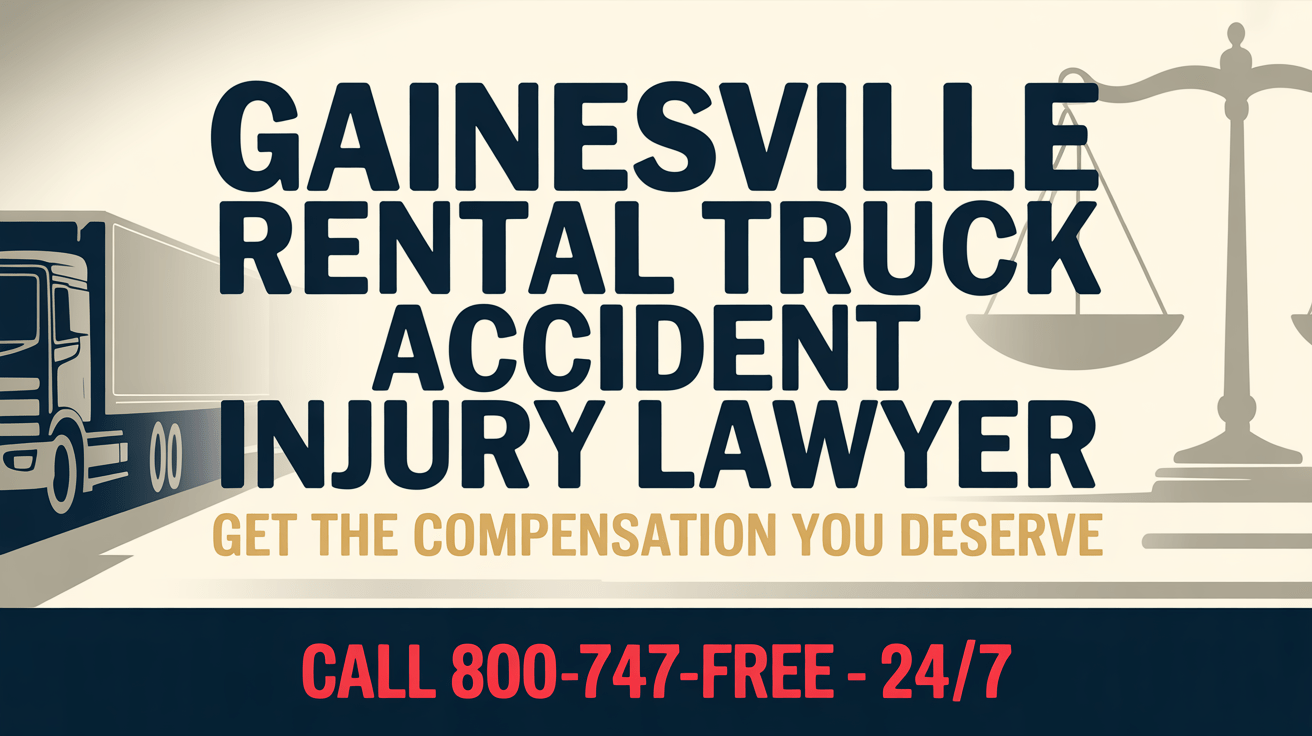 Abogado de lesiones por accidente de camión de alquiler en Gainesville
