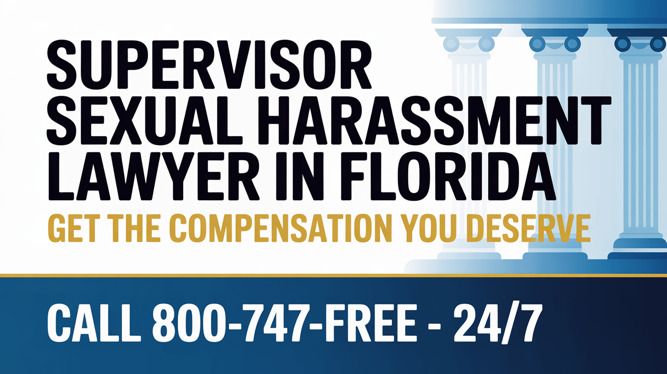 Abogado de Acoso Sexual por Parte de un Supervisor en Florida
