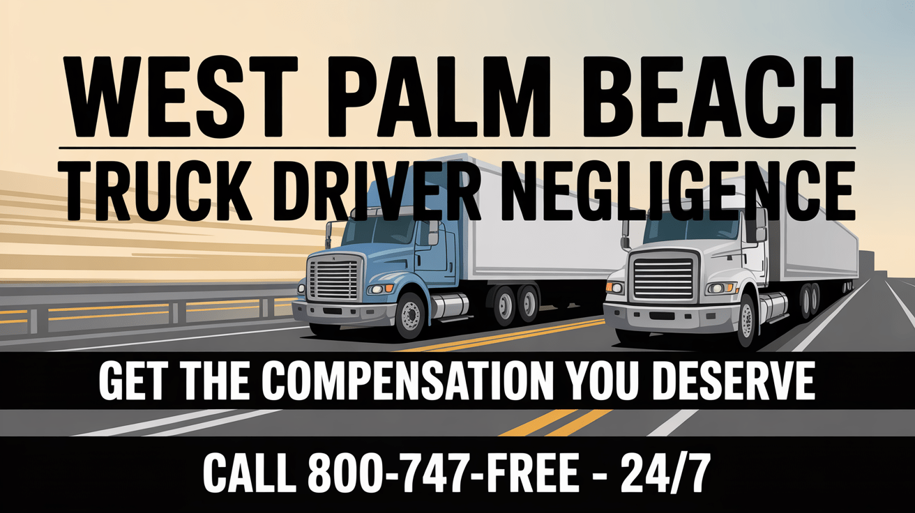 Abogado de Negligencia de Conductor de Camión en West Palm Beach
