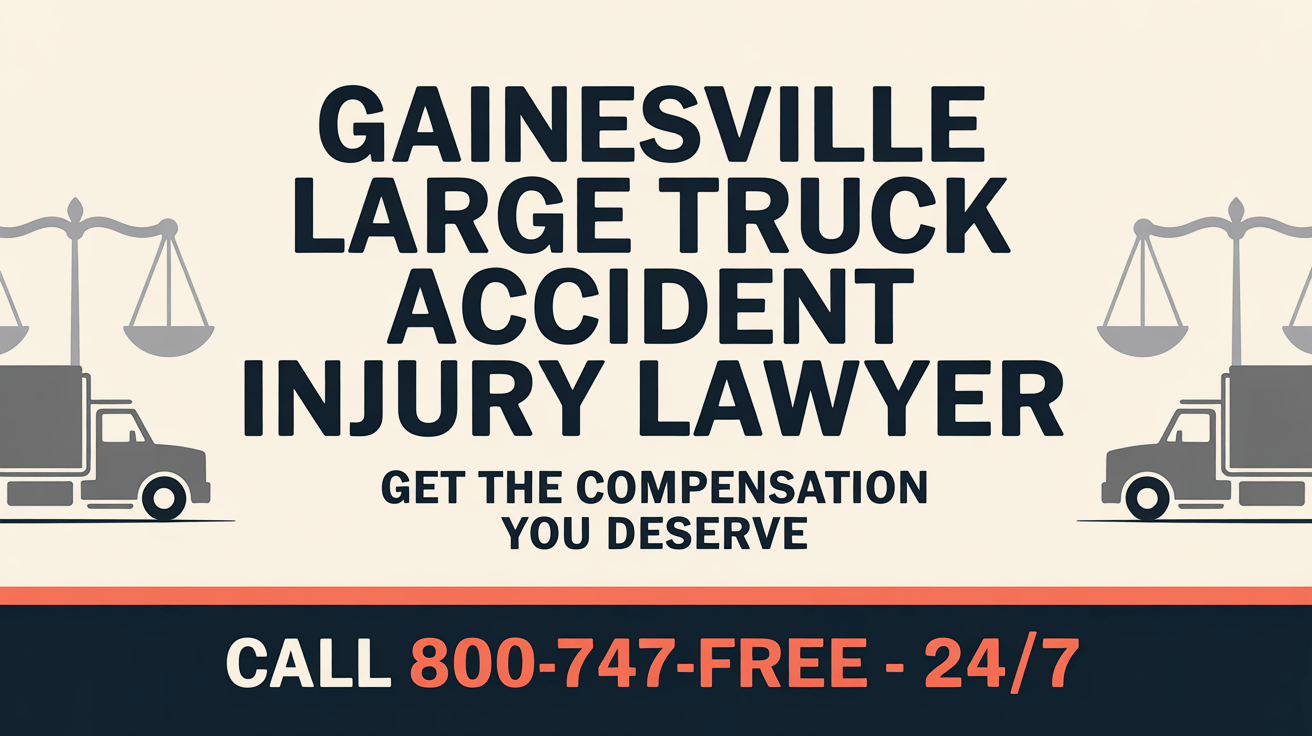Abogado de Lesiones por Accidentes de Camiones Grandes en Gainesville