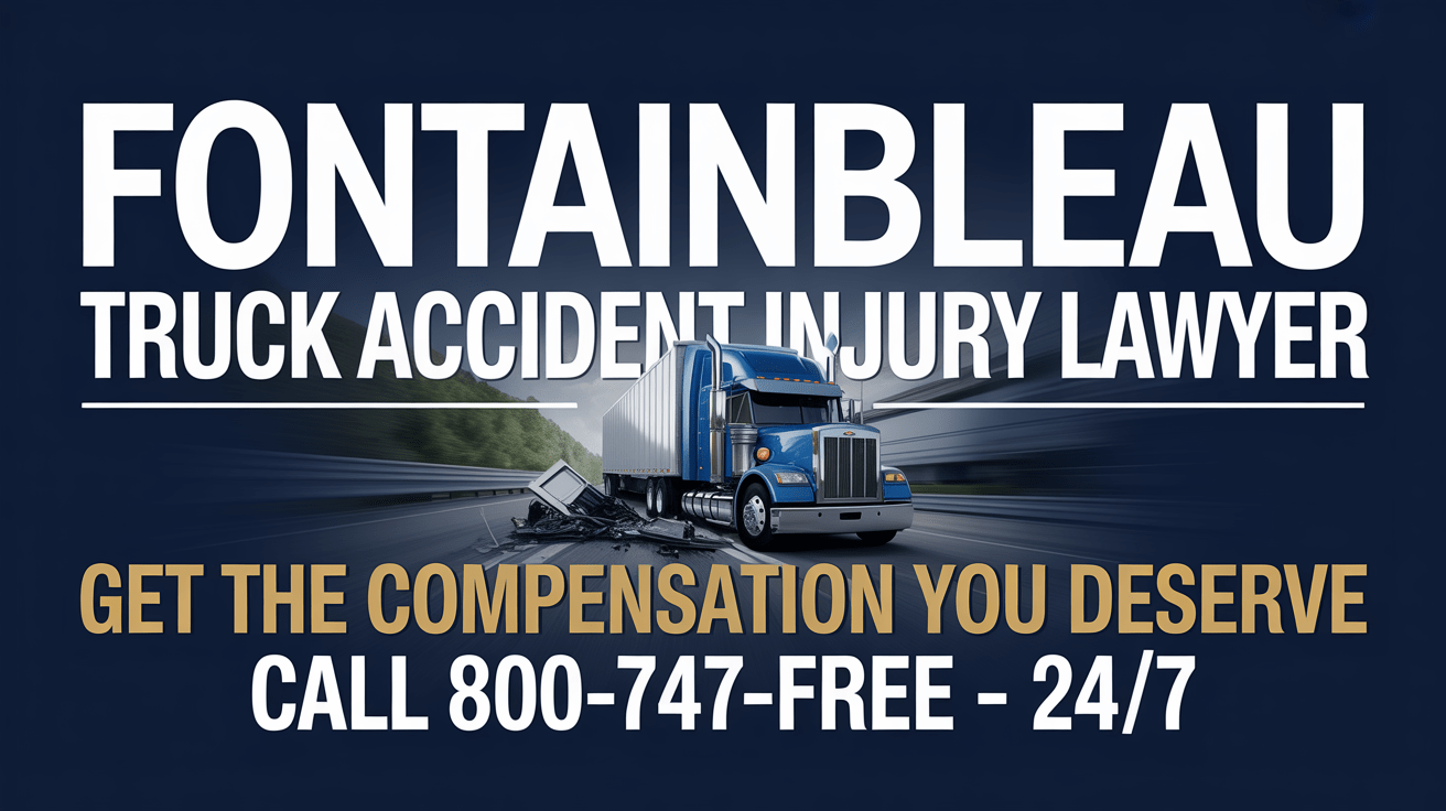Fontainbleau Truck Accident Injury Lawyer