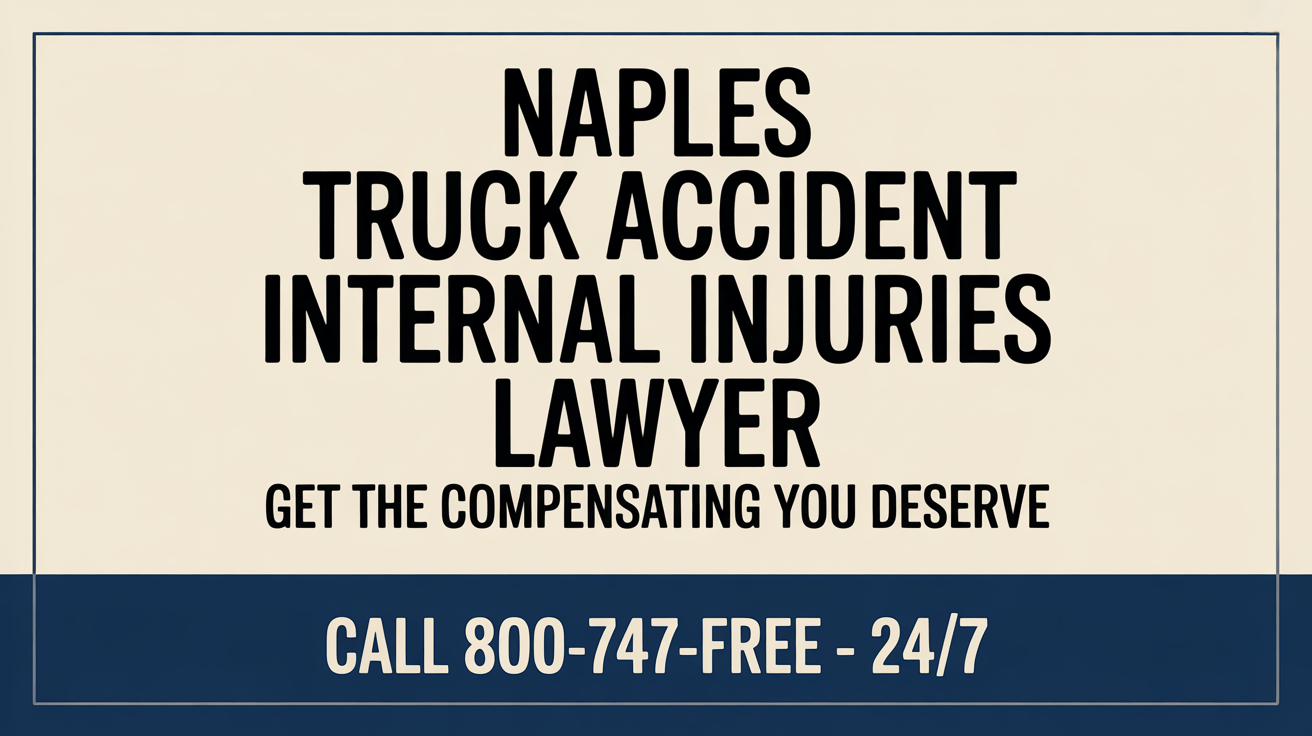 Naples Truck Accident Internal Injuries Lawyer