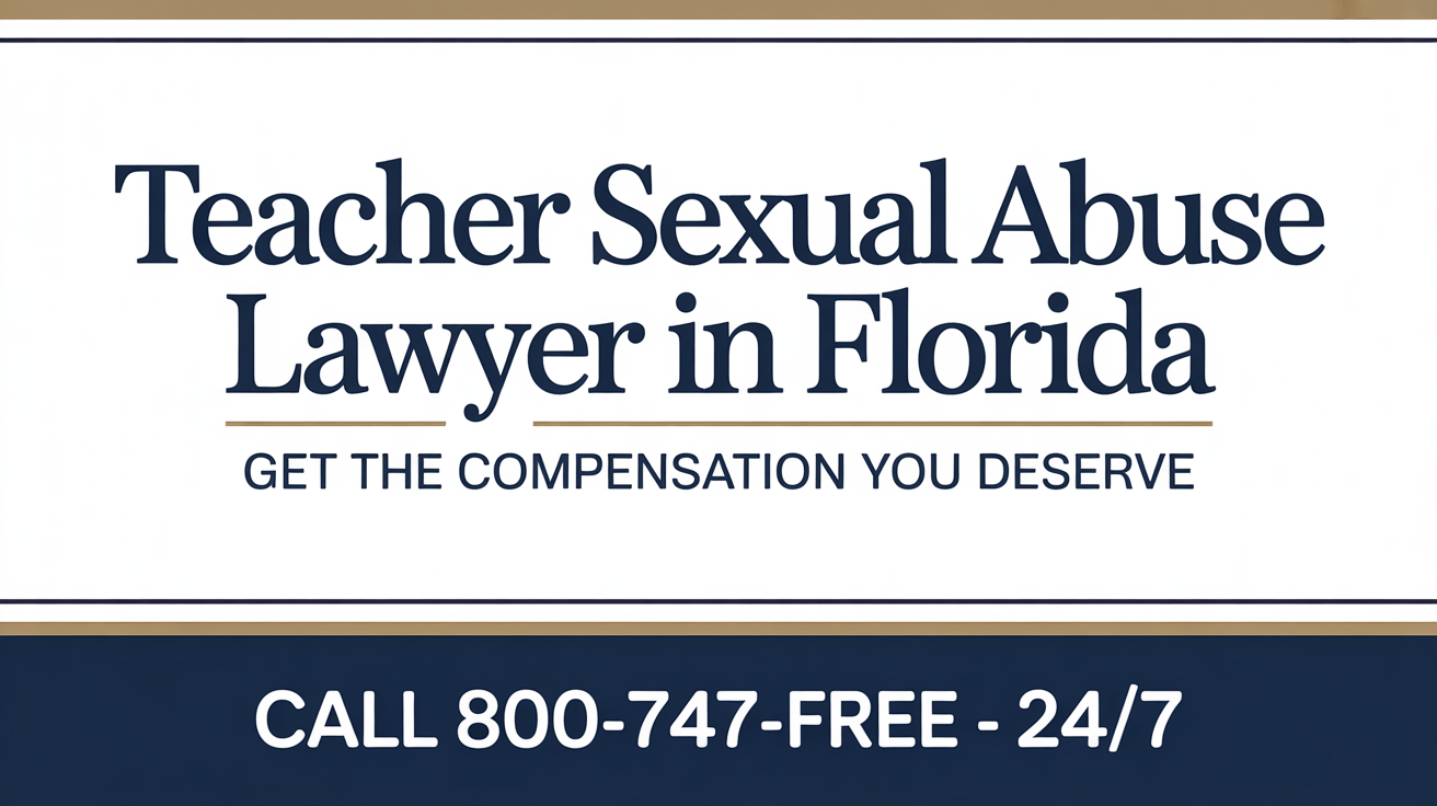 Abogado de abuso sexual de maestros en Florida