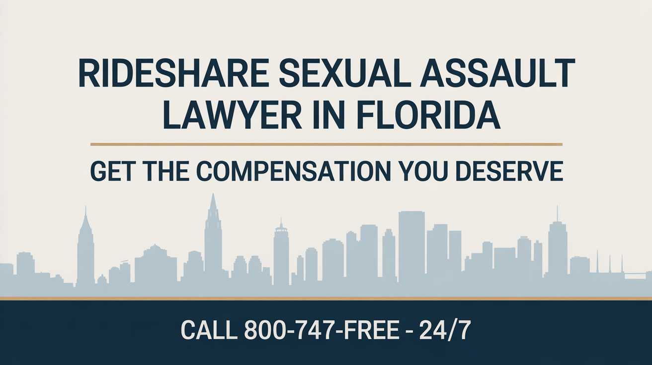 Abogado de asalto sexual en servicio de transporte compartido en Florida