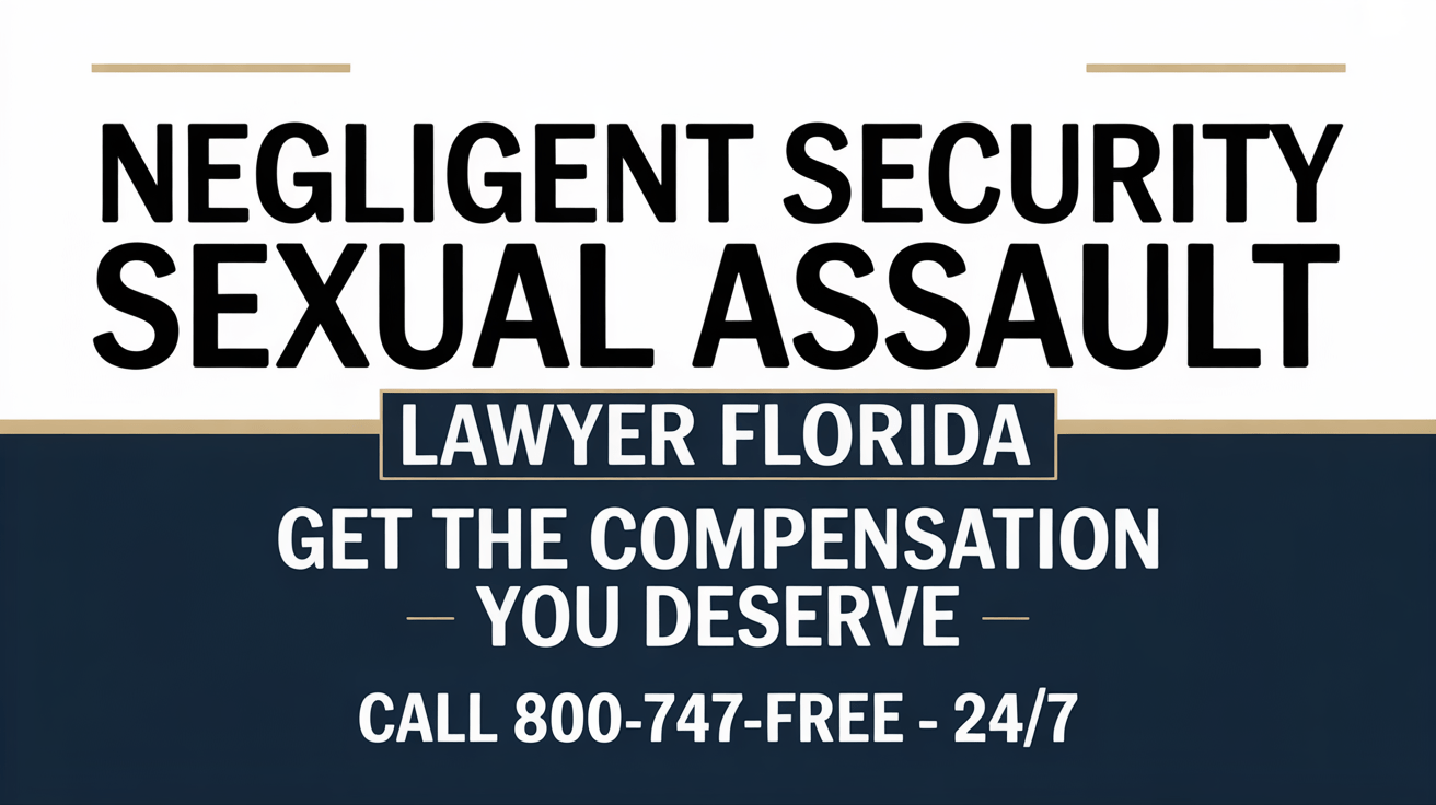 Abogado de agresión sexual por seguridad negligente en Florida