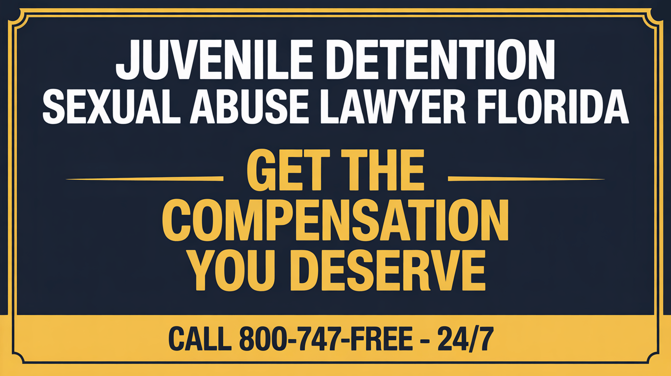 Abogado de abuso sexual en detención juvenil en Florida