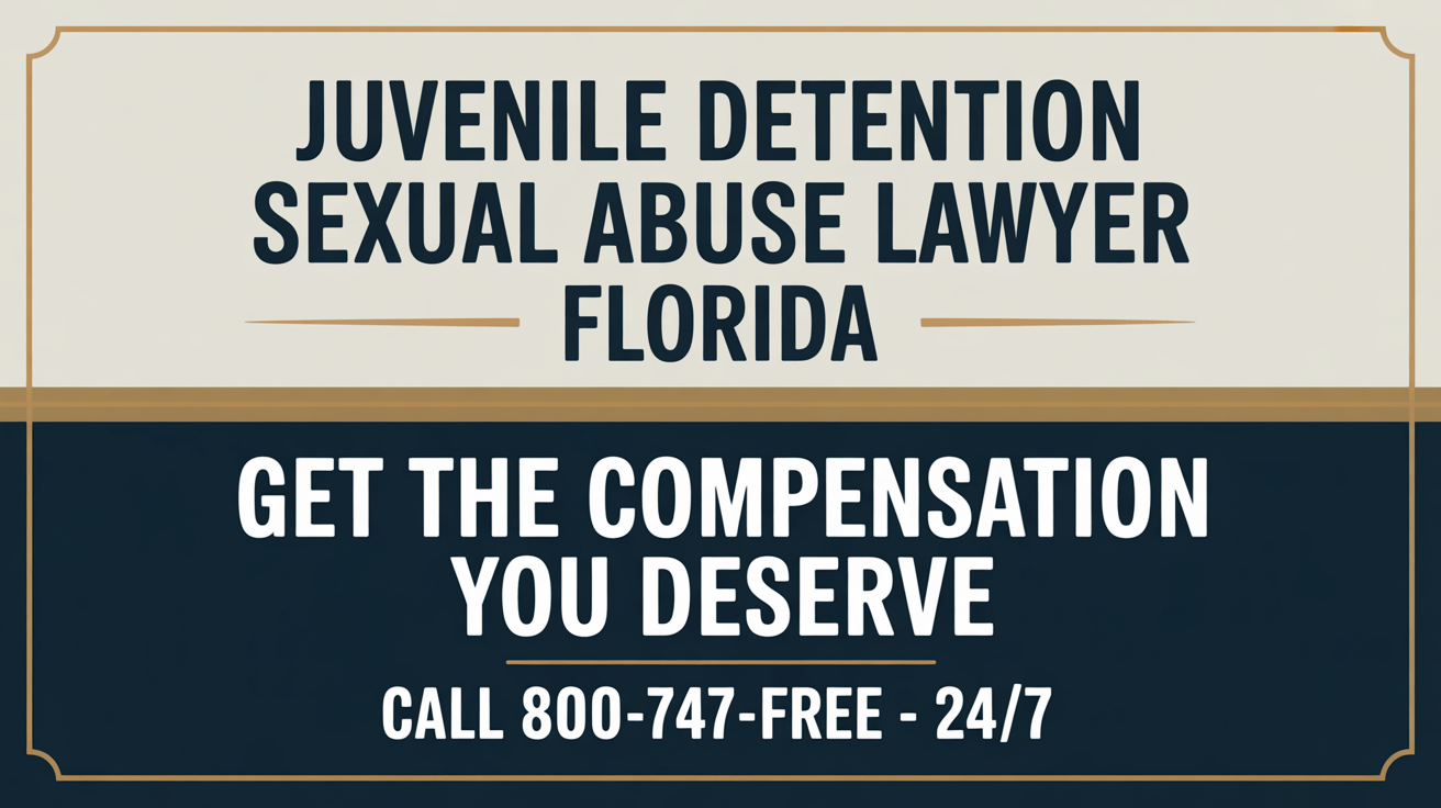 Abogado de abuso sexual en detención juvenil en Florida