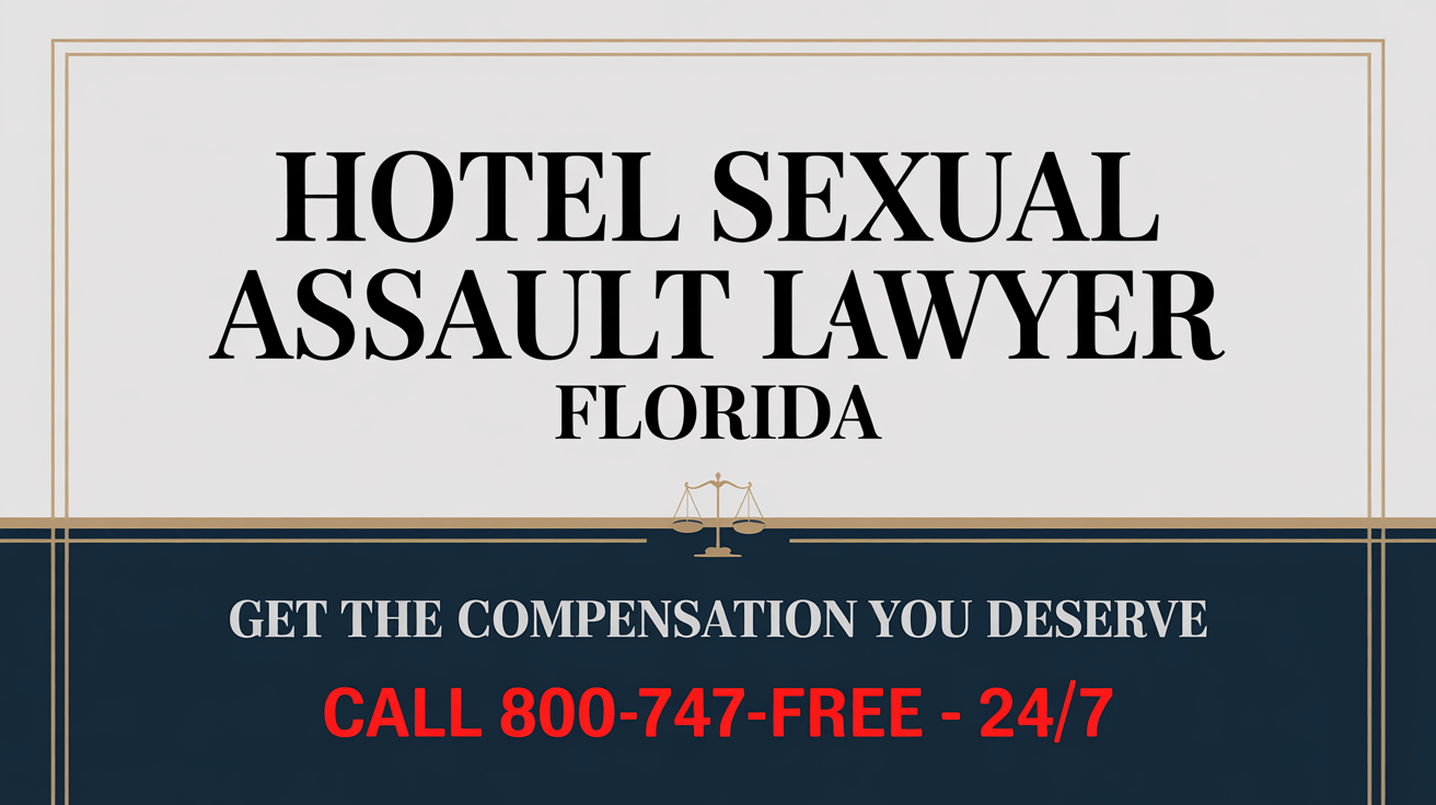 Abogado de agresión sexual en hoteles en Florida