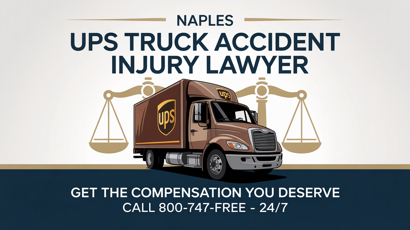 Abogado de lesiones por accidente de camión de UPS en Nápoles