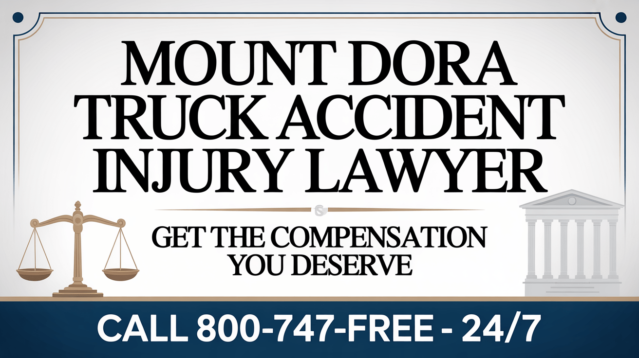 Abogado de Lesiones por Accidentes de Camiones en Mount Dora