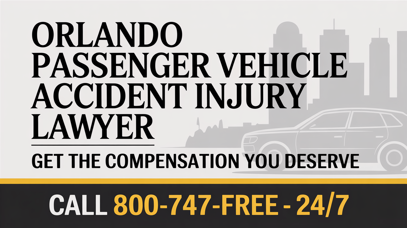 Orlando Passenger Vehicle Accident Injury Lawyer