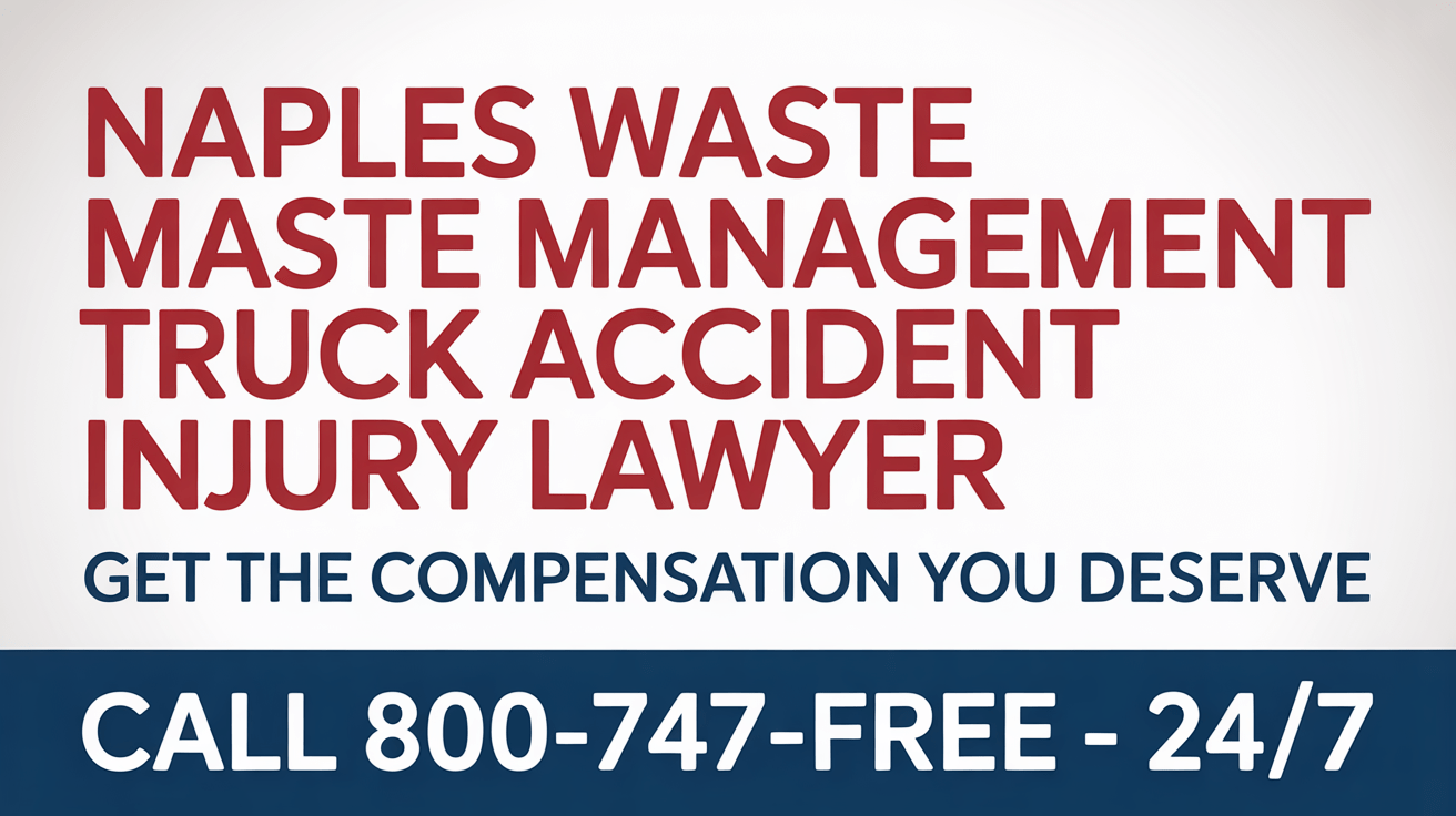 Naples Waste Management Truck Accident Injury Lawyer
