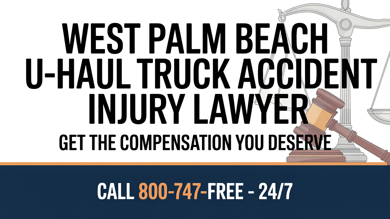 Abogado de lesiones por accidente de camión U-Haul en West Palm Beach