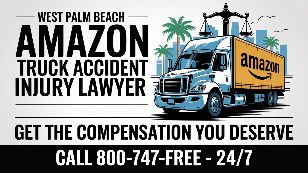 Abogado de lesiones por accidente de camión de Amazon en West Palm Beach