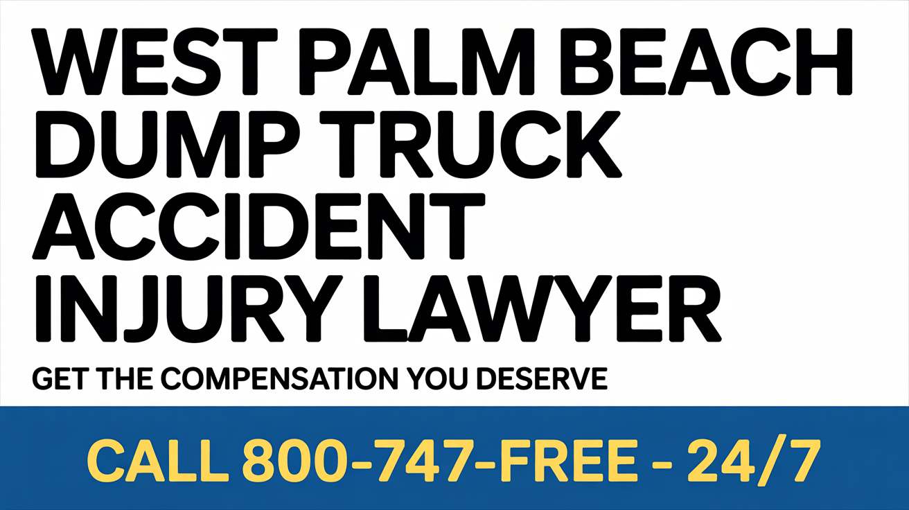 West Palm Beach Dump Truck Accident Injury Lawyer