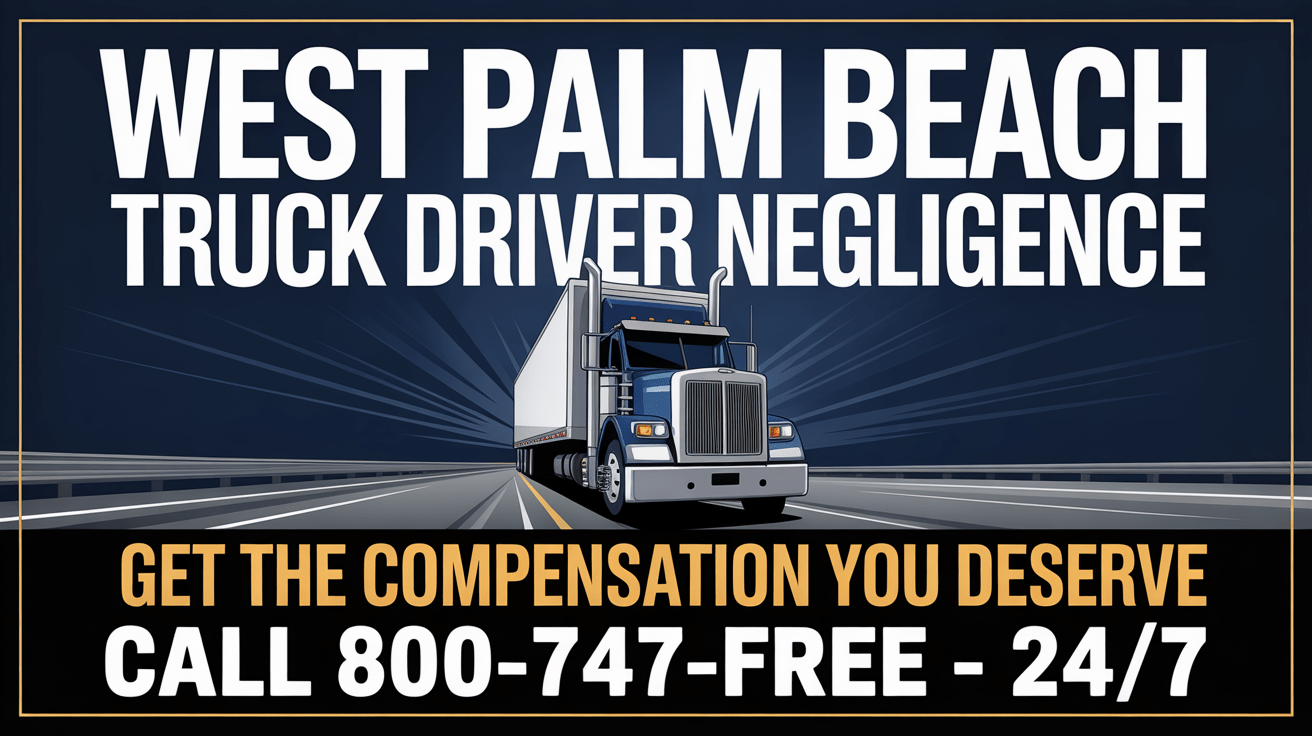 Abogado de Negligencia de Conductores de Camiones en West Palm Beach