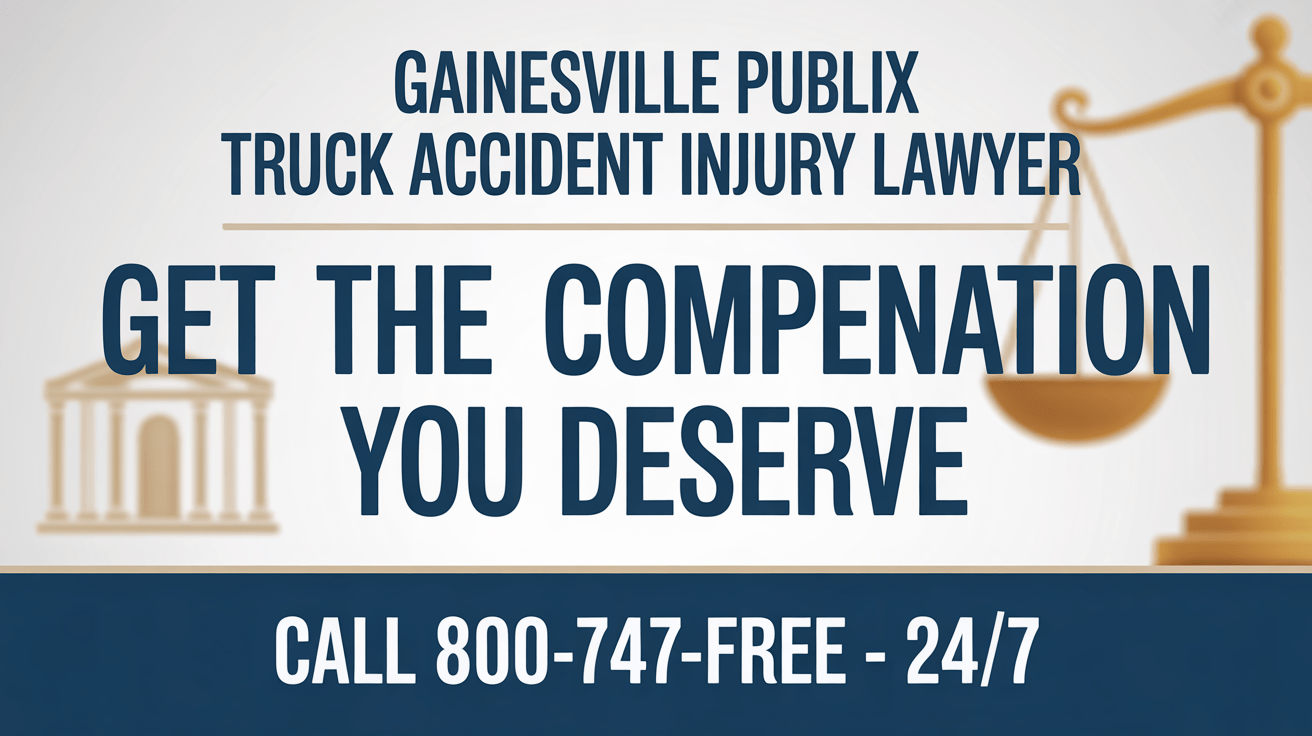 Abogado de Lesiones por Accidente de Camión de Publix en Gainesville