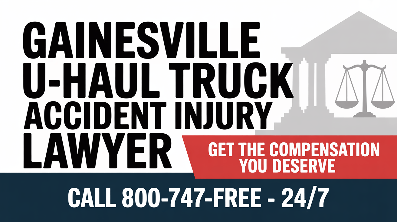 Abogado de lesiones por accidente de camión de U-Haul en Gainesville