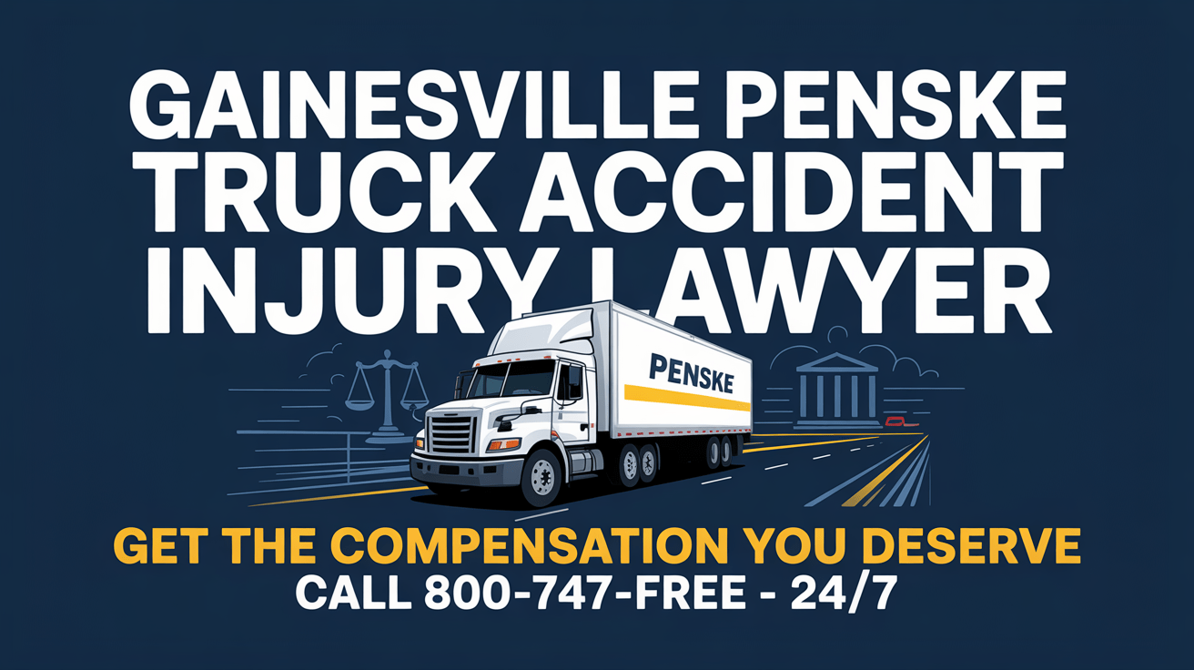 Abogado de lesiones por accidente de camión Penske en Gainesville