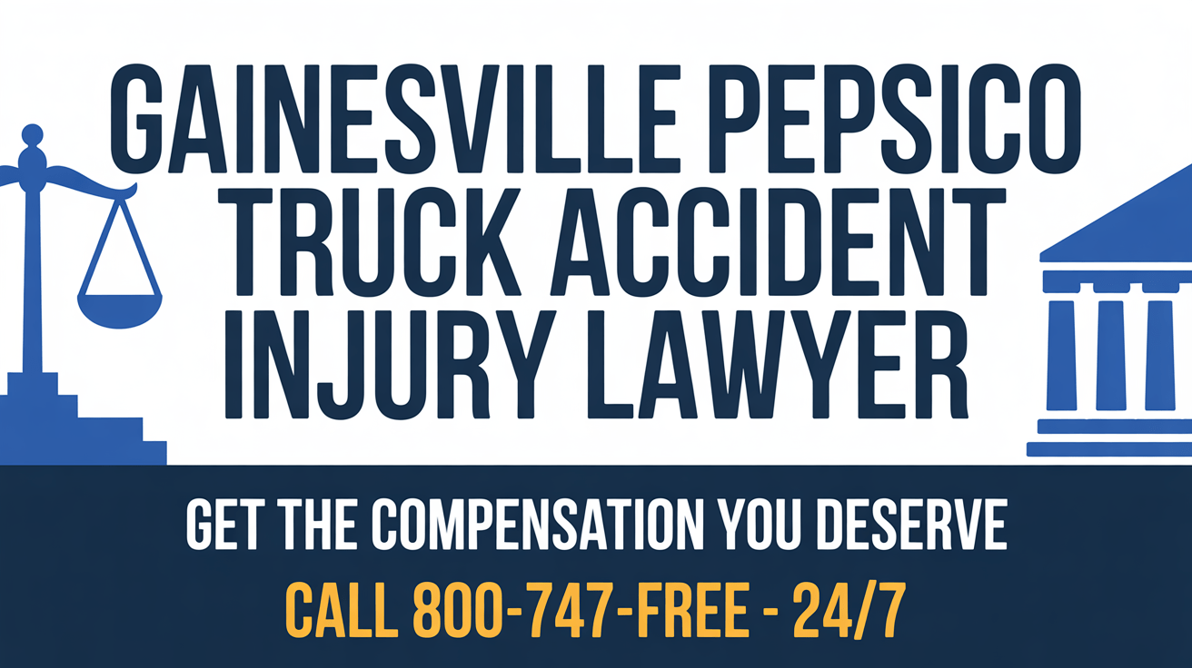 Abogado de Lesiones por Accidentes de Camiones de PepsiCo en Gainesville
