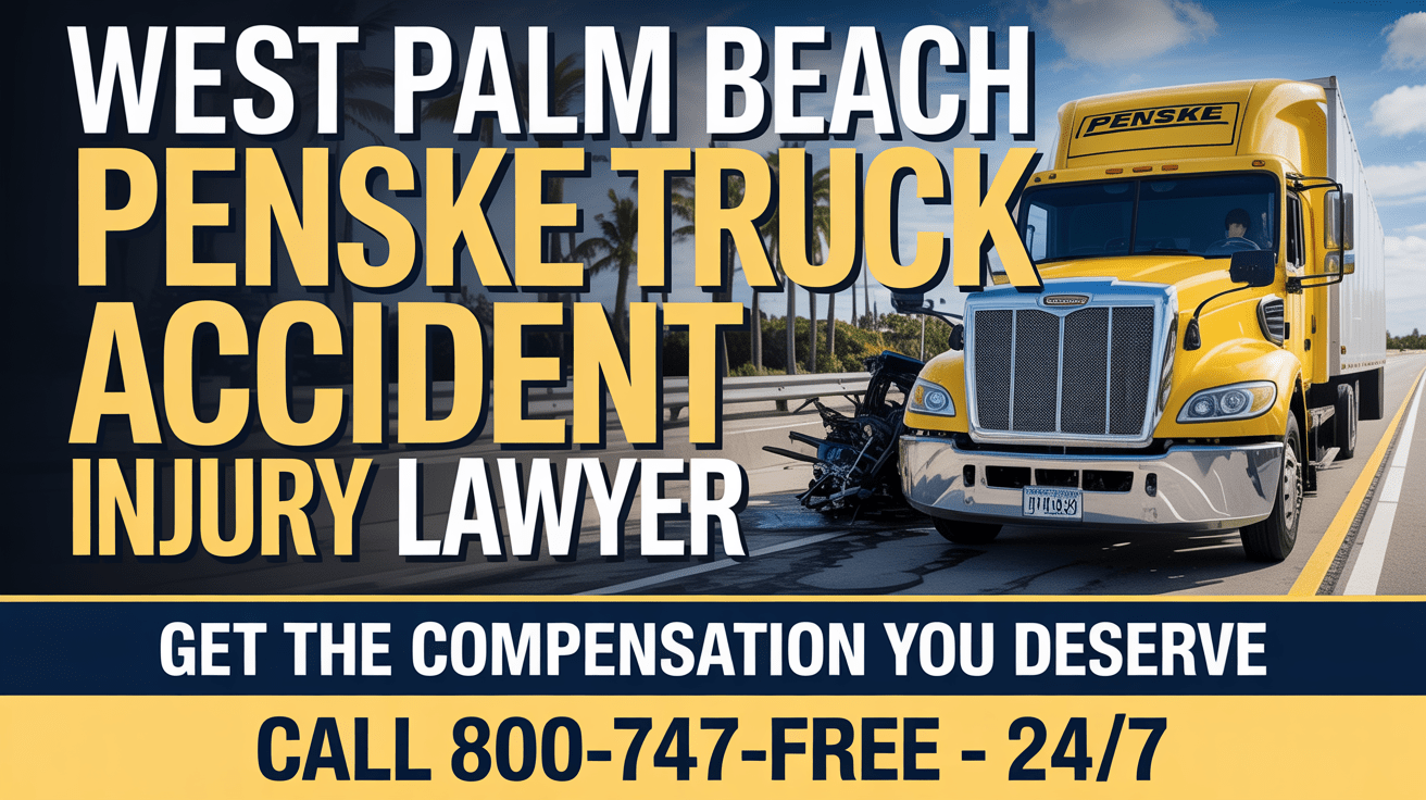 Abogado de Lesiones por Accidentes de Camiones de Penske en West Palm Beach