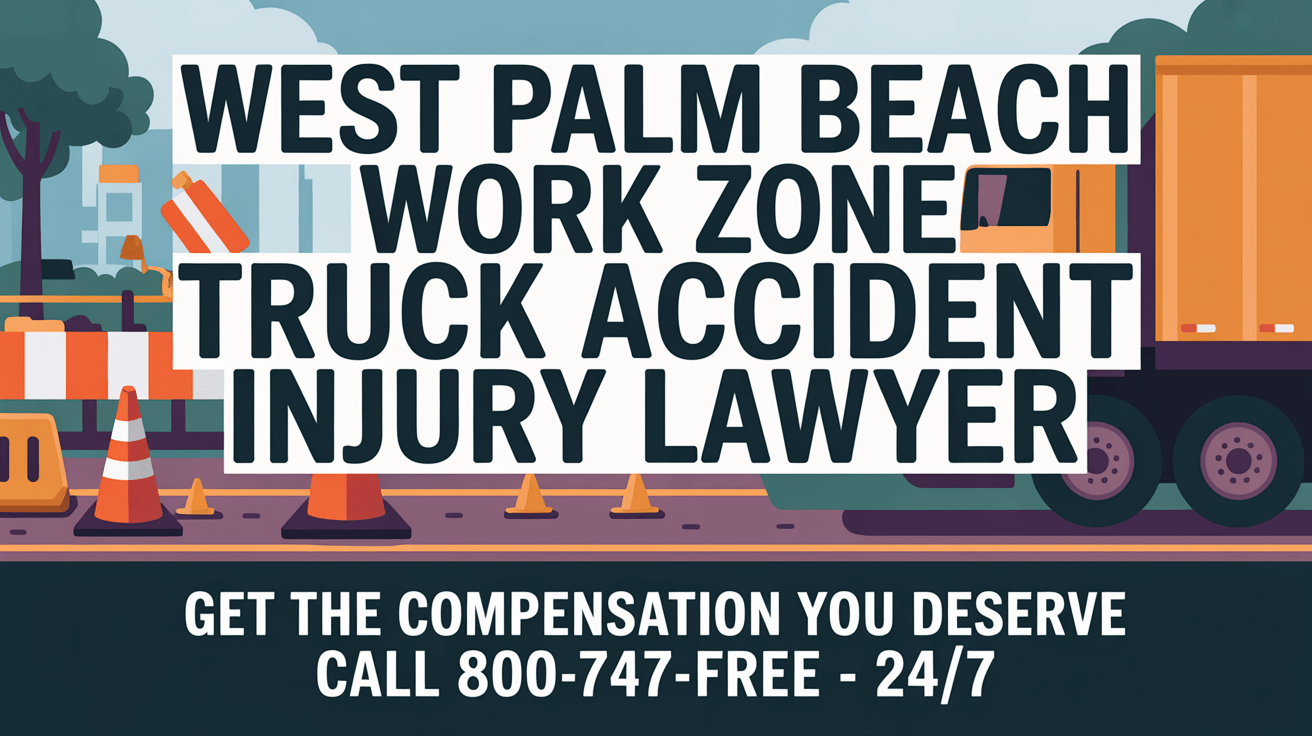 West Palm Beach Work Zone Truck Accident Injury Lawyer