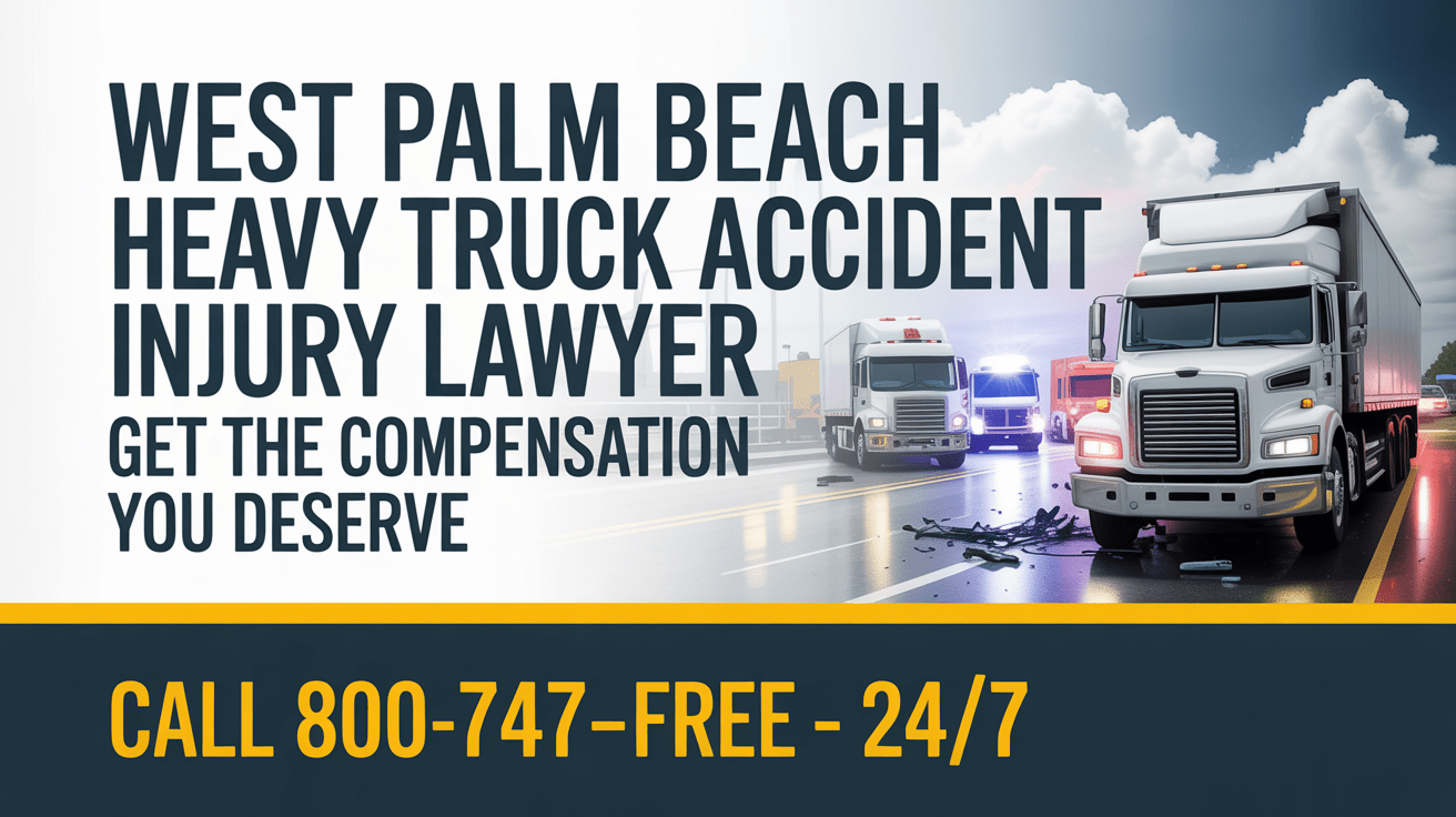 Abogado de Lesiones por Accidentes de Camiones Pesados en West Palm Beach