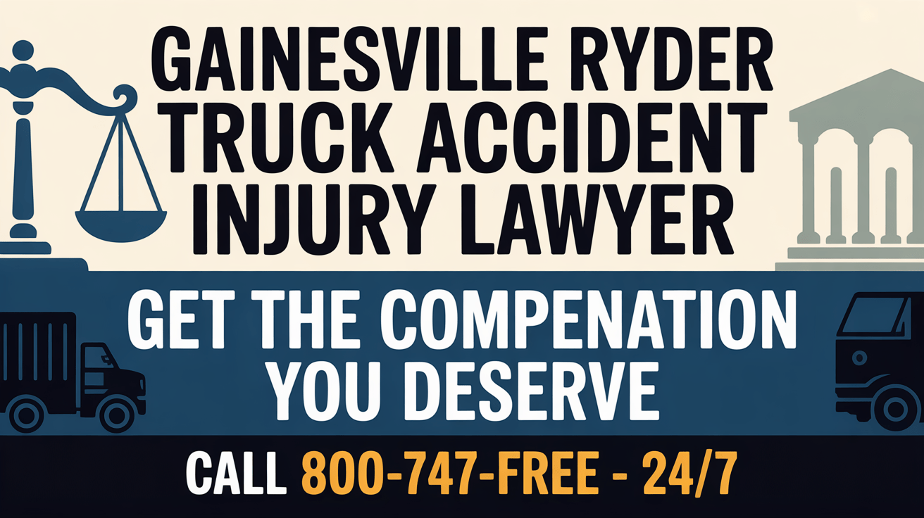 Abogado de Lesiones por Accidentes de Camiones Ryder en Gainesville
