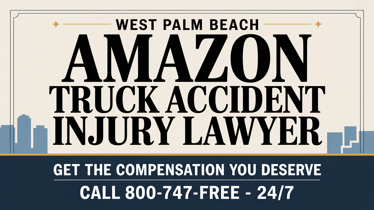 Abogado de lesiones por accidente de camión de Amazon en West Palm Beach