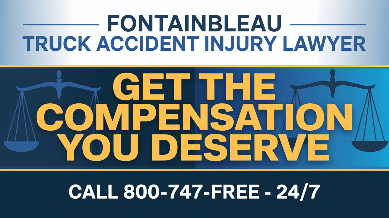 Fontainbleau Truck Accident Injury Lawyer