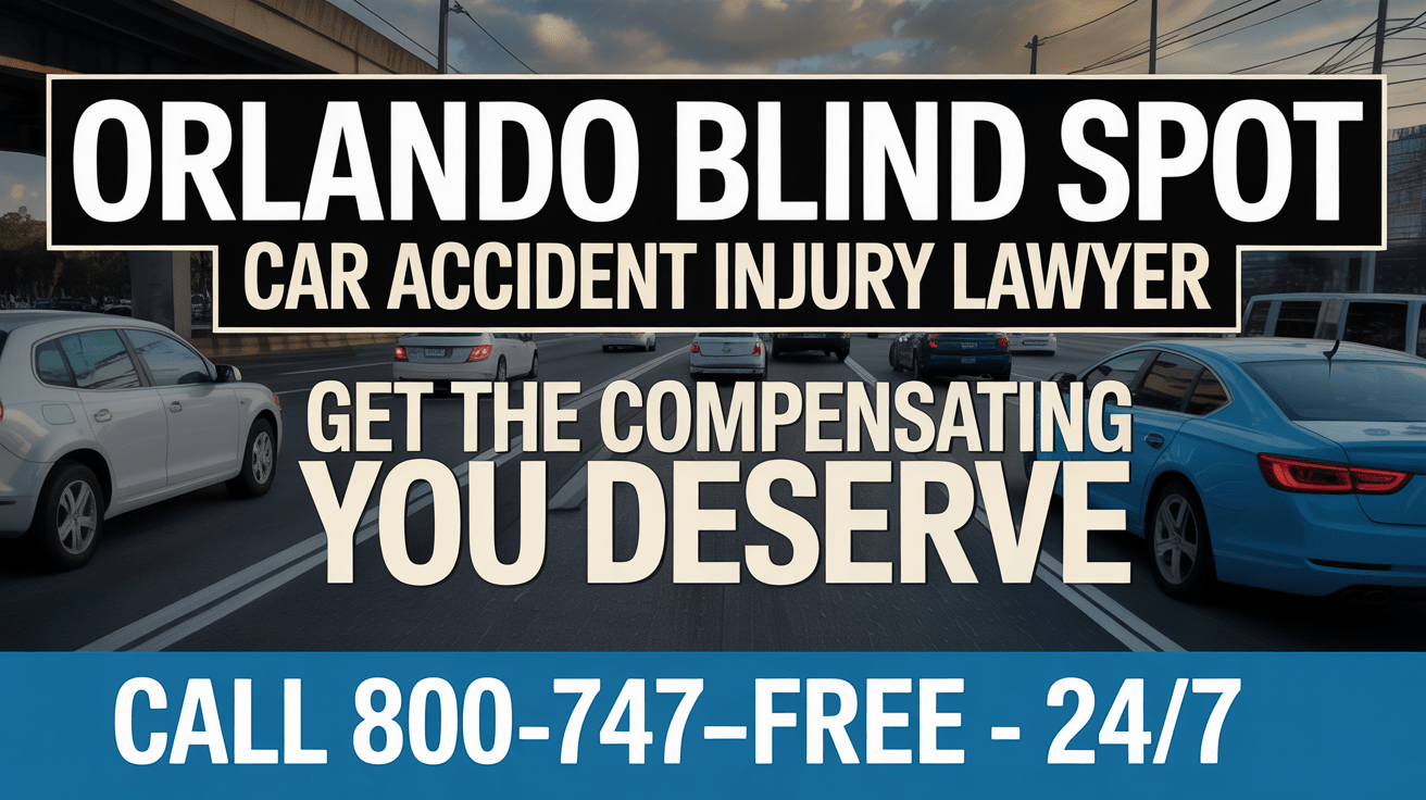 Abogado de lesiones por accidente de automóvil en punto ciego en Orlando