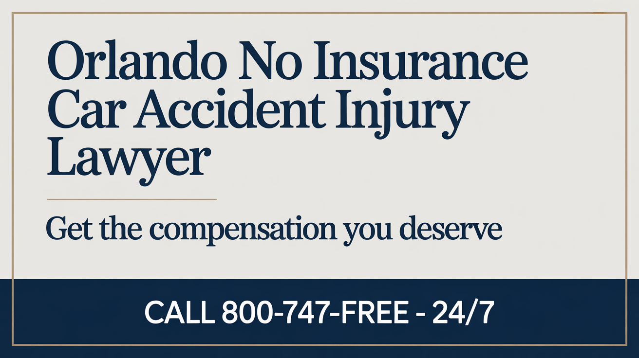 Orlando No Insurance Car Accident Injury Lawyer