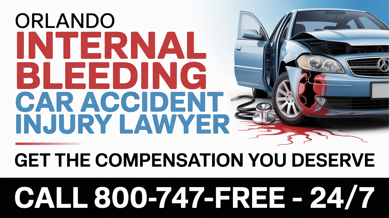 Abogado de lesiones por hemorragia interna en accidente automovilístico en Orlando