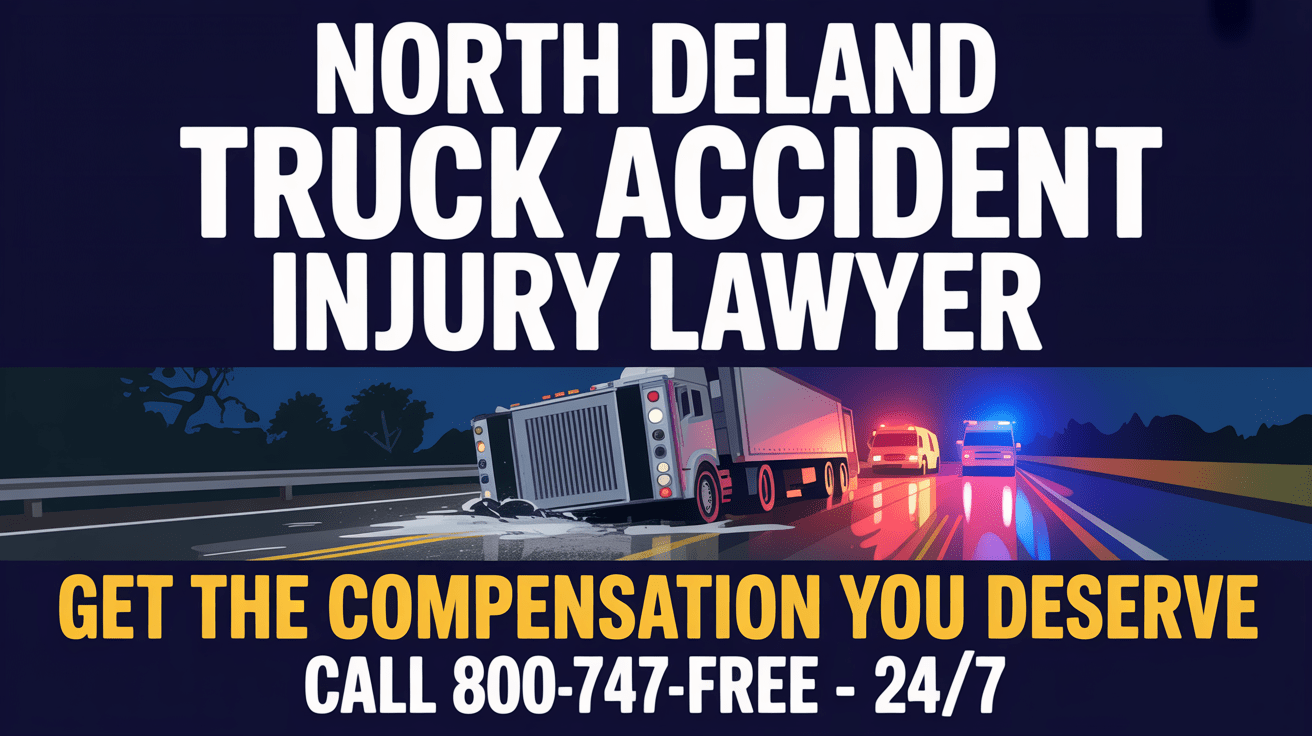Abogado de lesiones por accidente de camión en North Deland