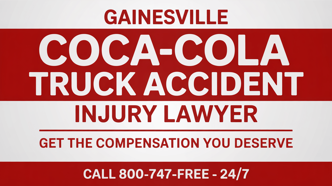Abogado de Lesiones por Accidentes de Camiones de Coca-Cola en Gainesville