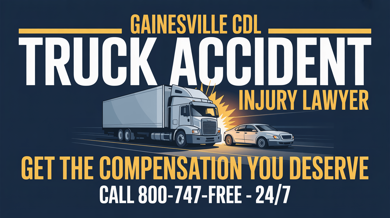 Gainesville CDL Truck Accident Injury Lawyer