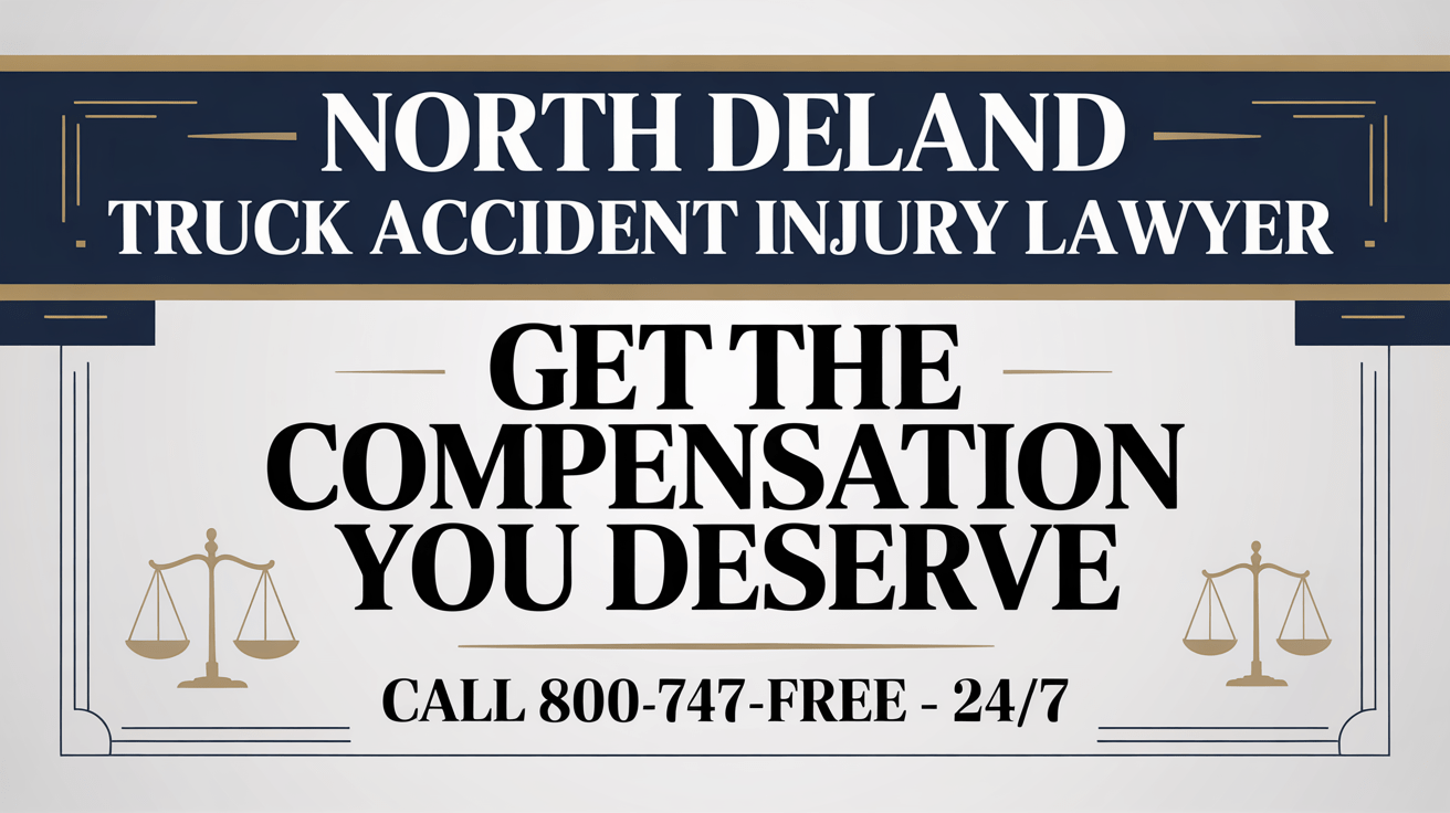 Abogado de lesiones por accidente de camión en North Deland