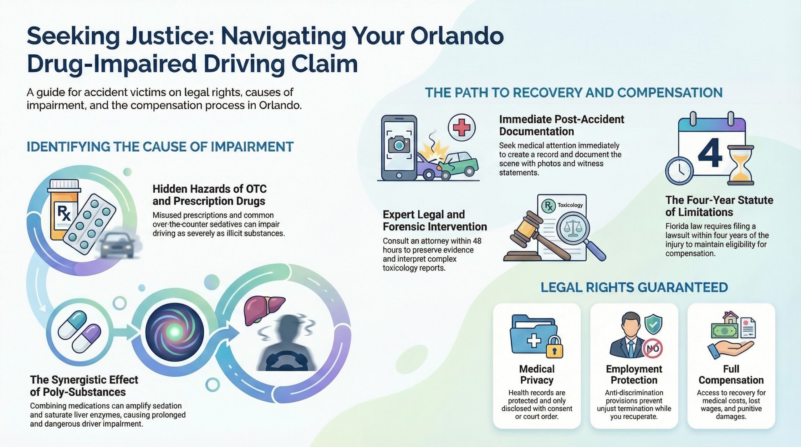 Guía de Conducción Bajo la Influencia de Drogas en Orlando