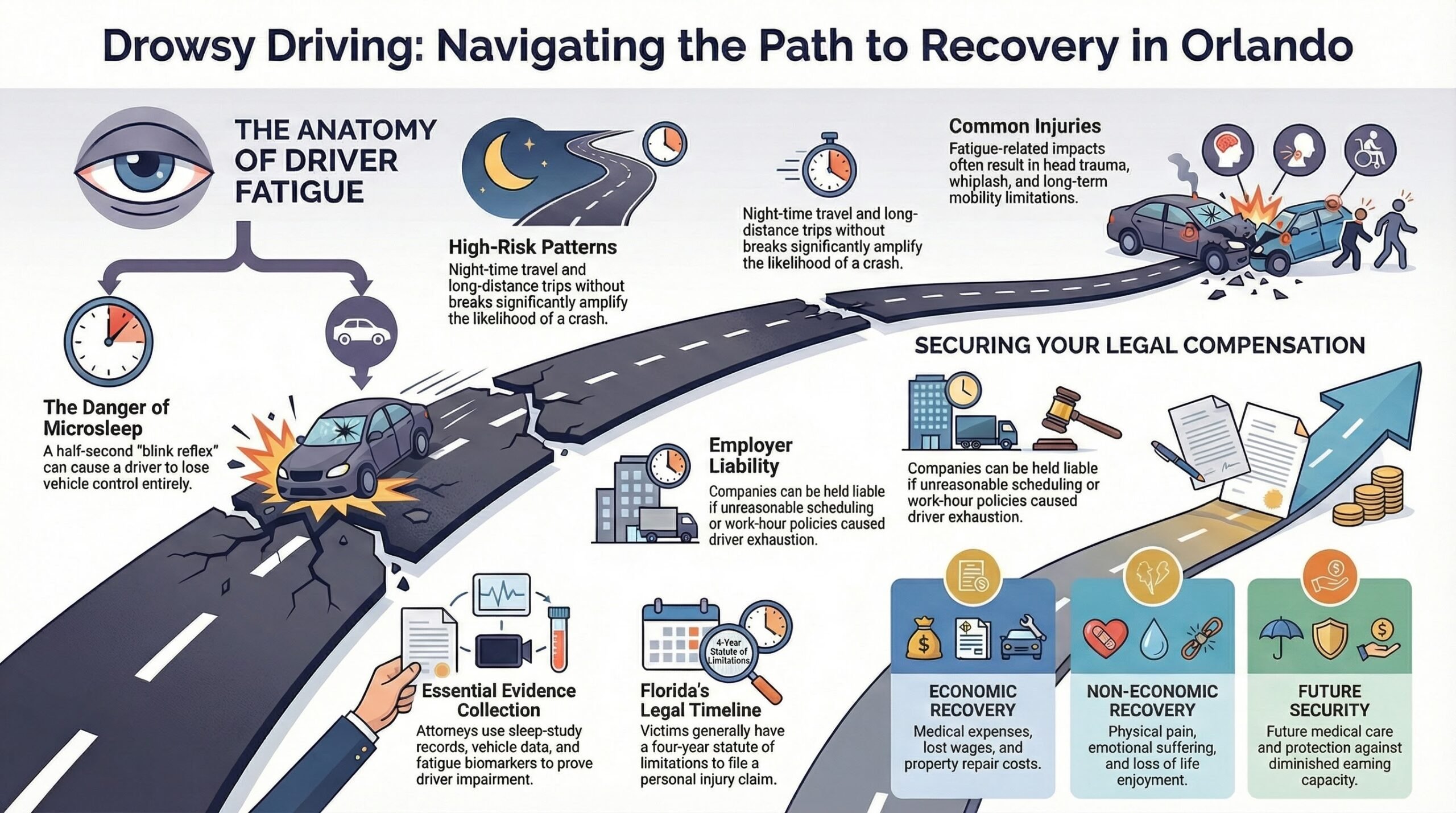 Drowsy Driving Recovery Guide Orlando