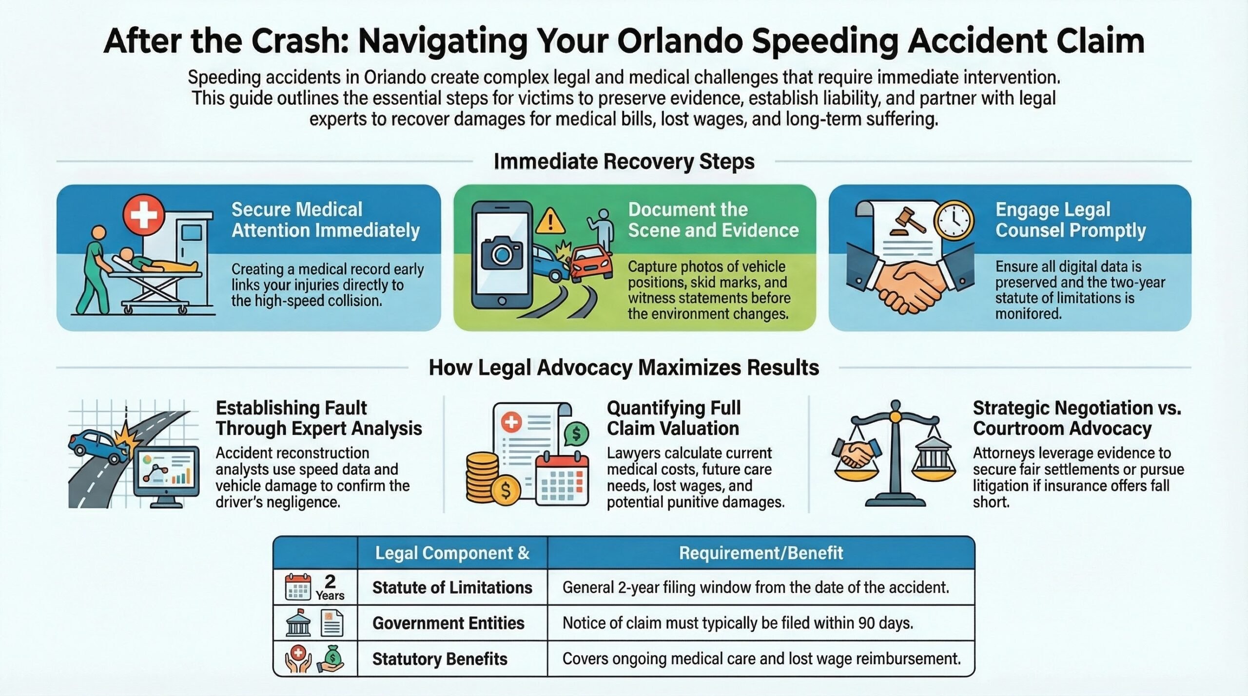 Navigating Orlando Speeding Accident Claims