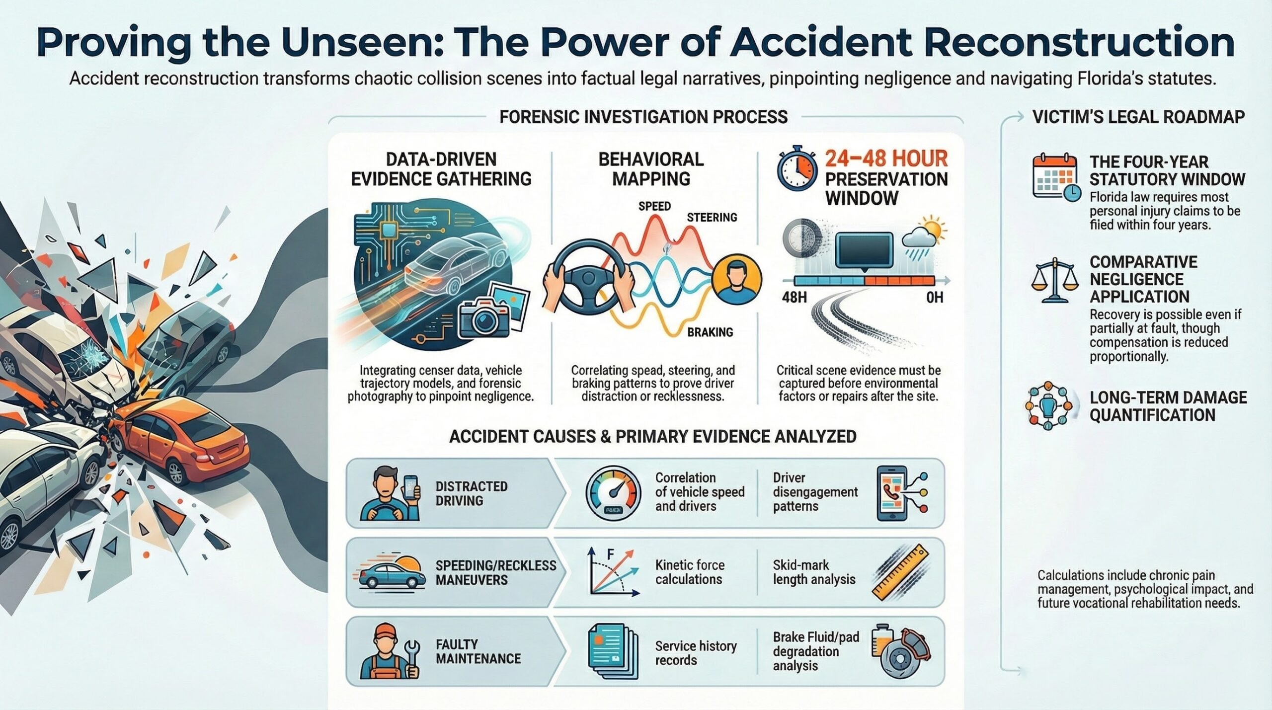 Abogado de Reconstrucción de Accidentes en Orlando