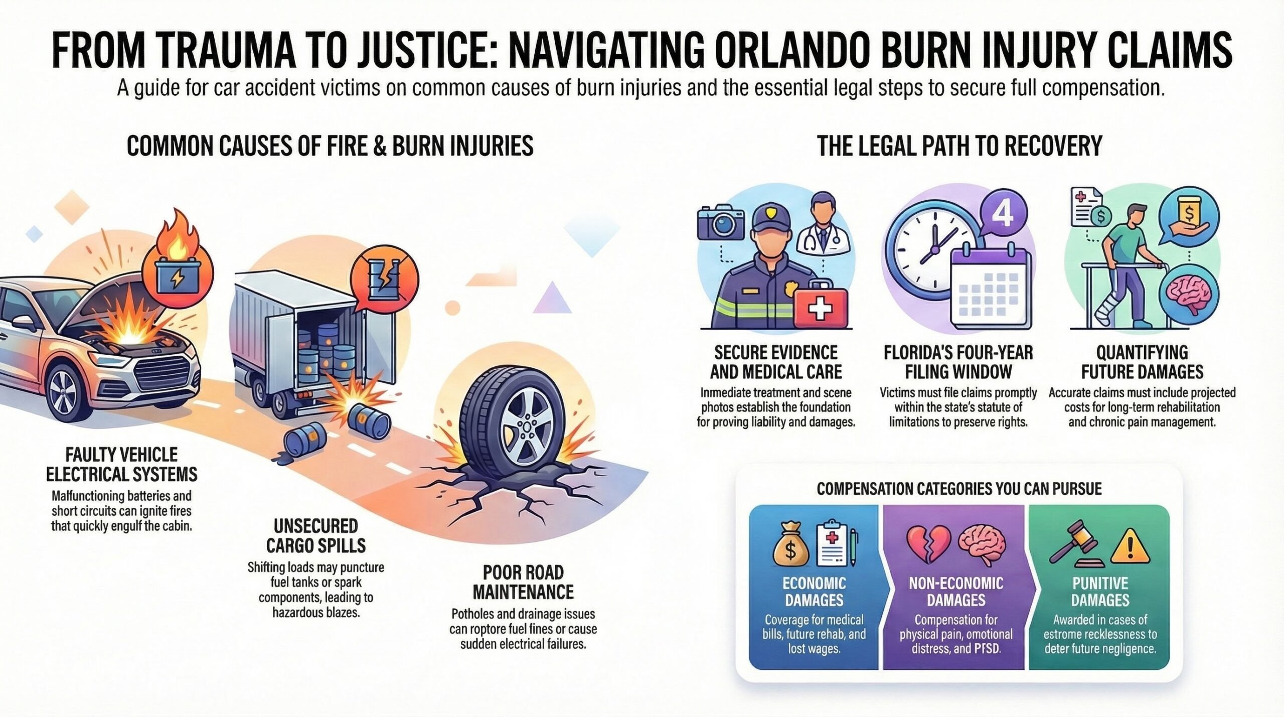 Orlando Burn Injury Car Accident Injury Lawyer