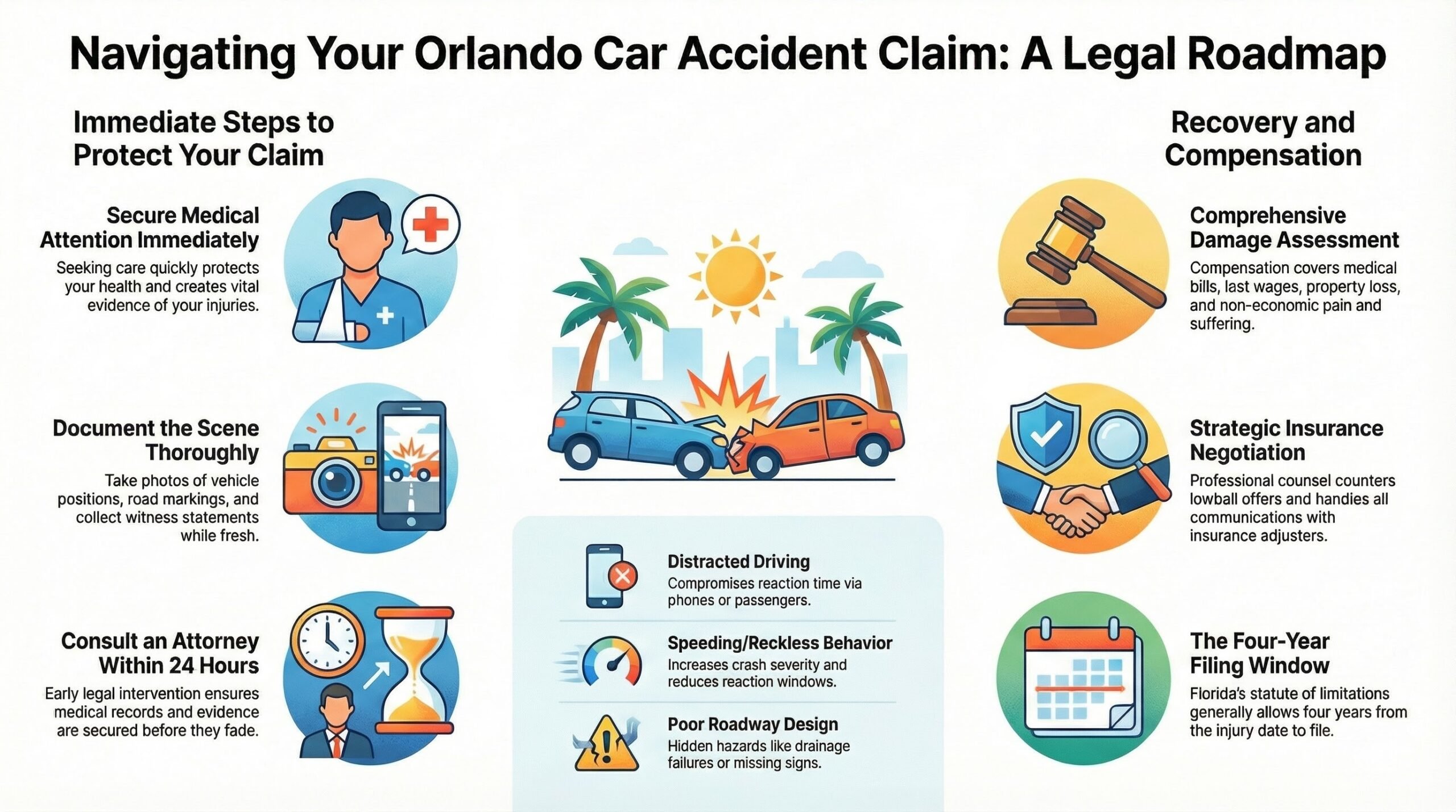 Orlando Car Accident Claim Roadmap