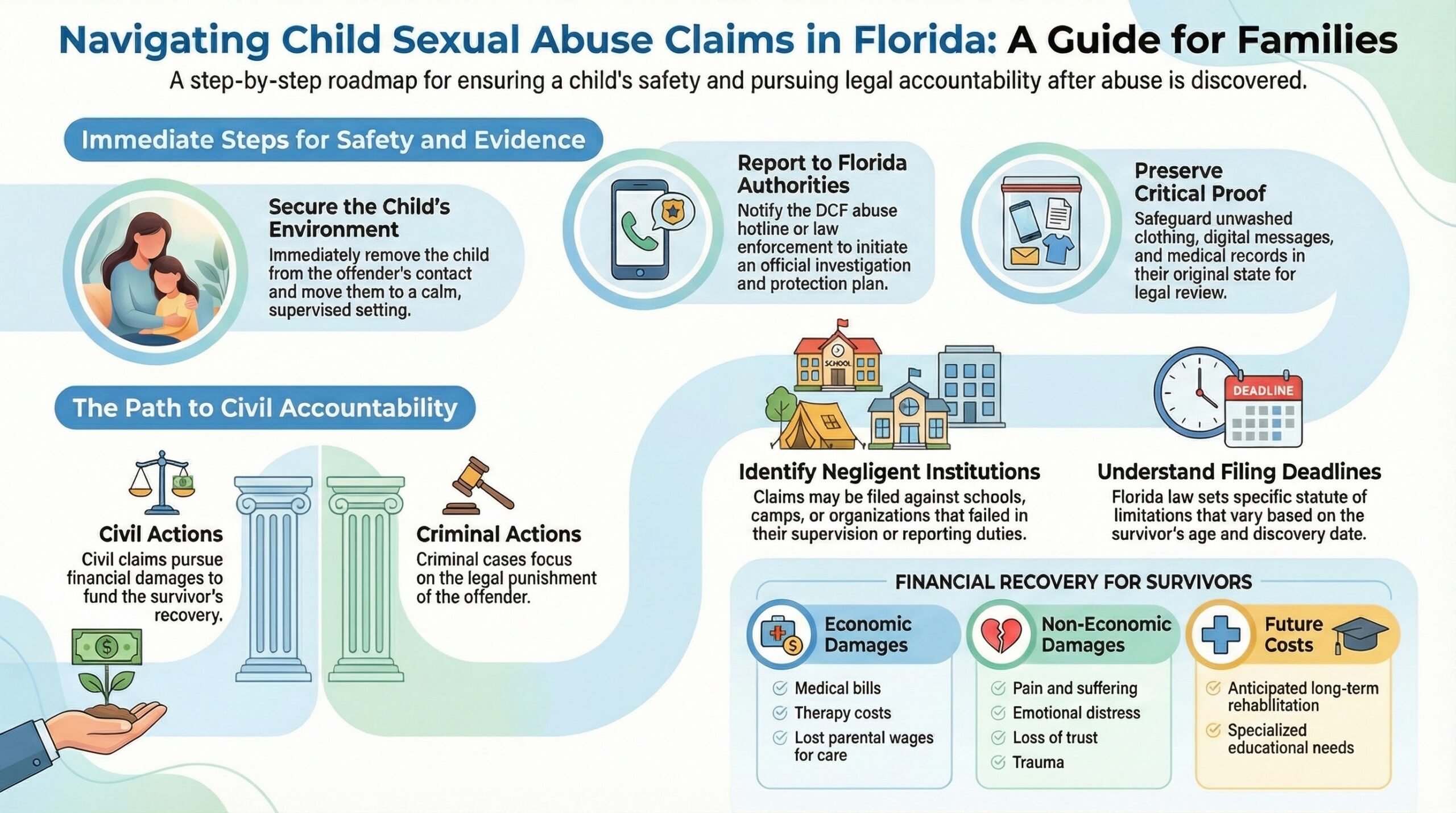 Guía de Reclamaciones por Abuso Infantil en Florida