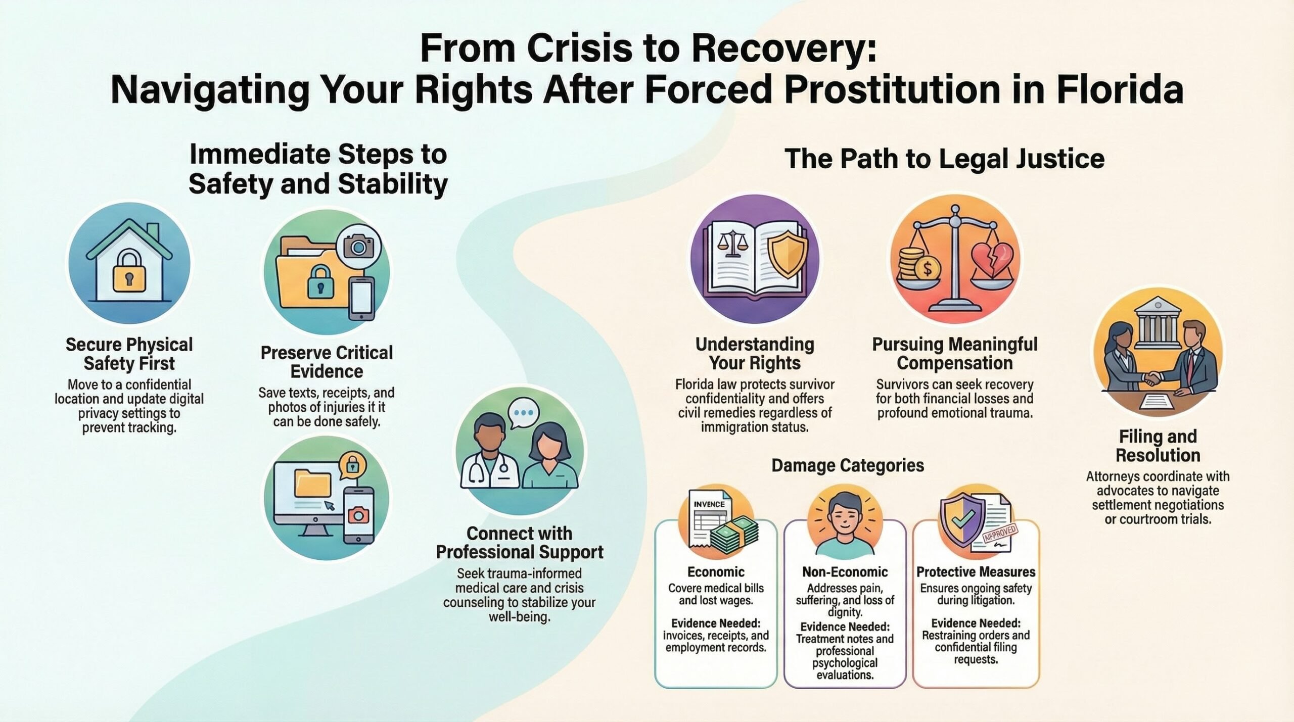 Recuperación y Derechos Legales en Florida