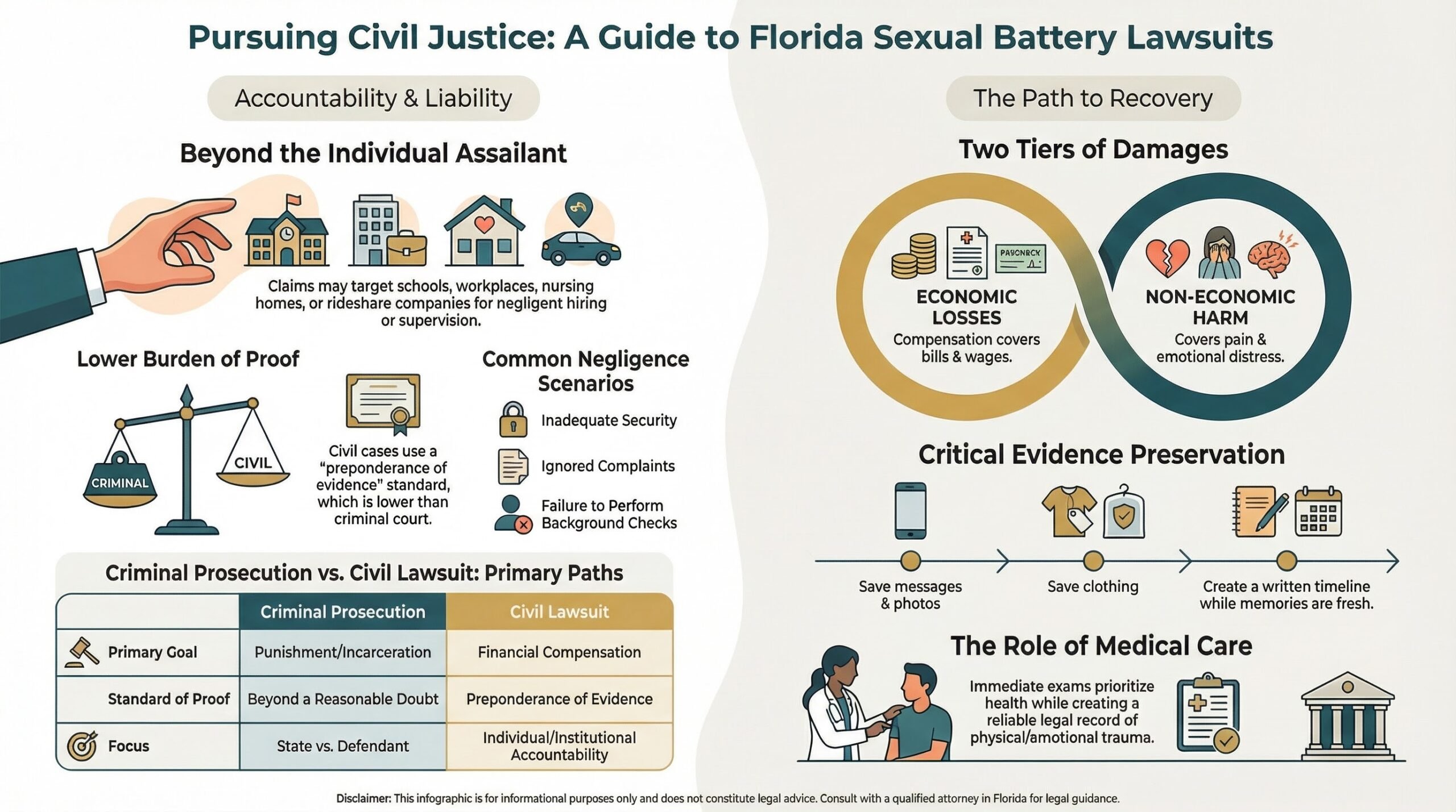 Abogado de Demanda Civil por Agresión Sexual en Florida