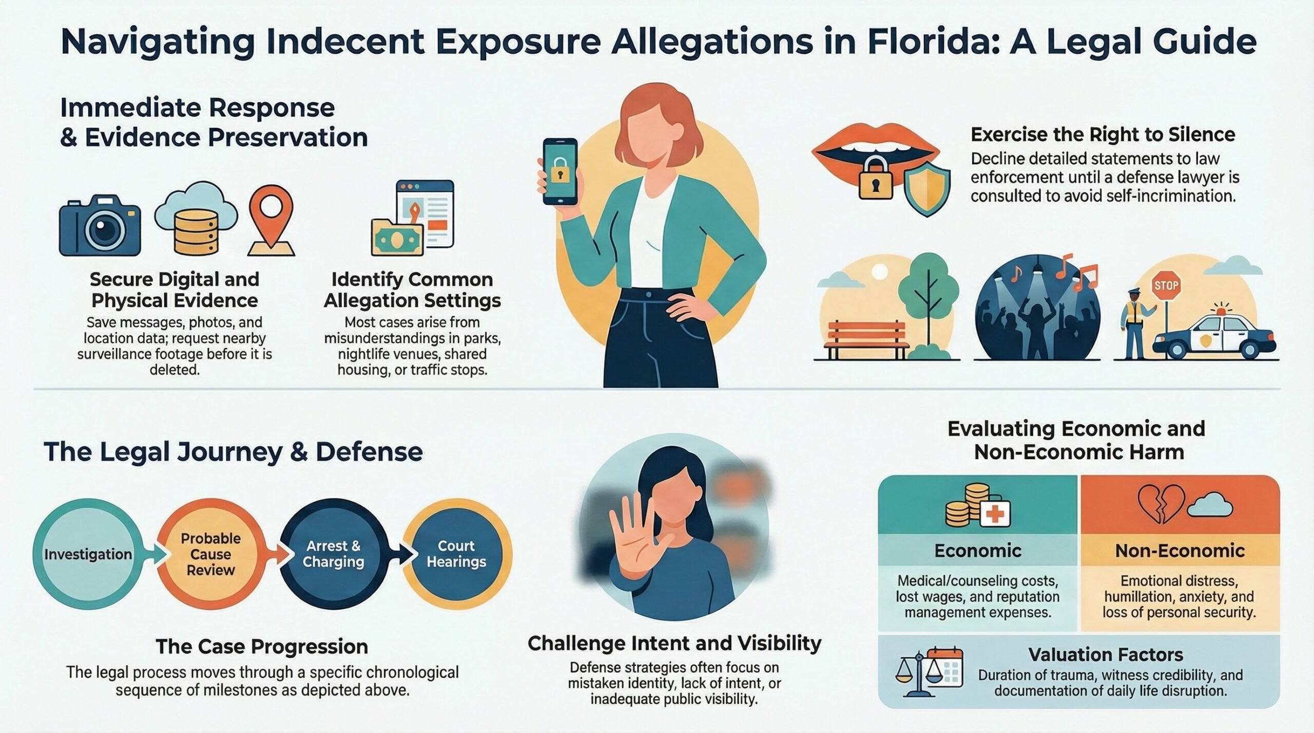Guía Legal de Exposición Indecente en Florida