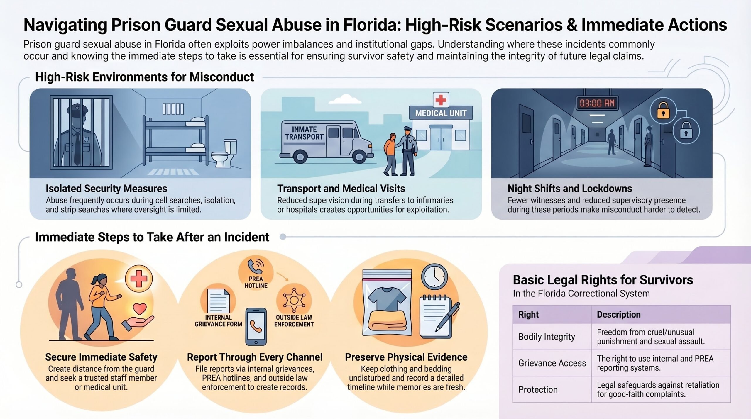 Florida Prison Guard Misconduct Guide