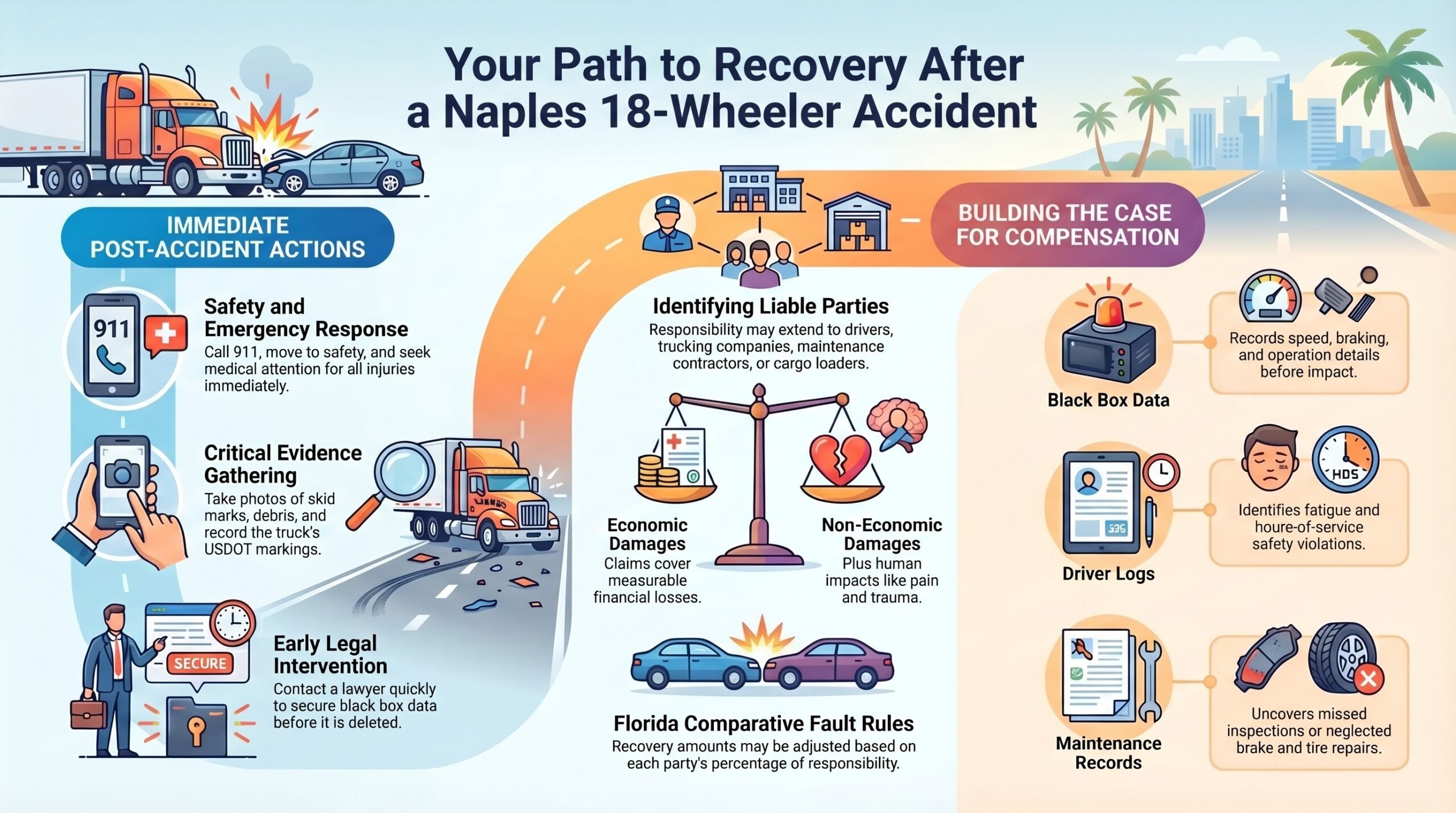 Naples Truck Accident Recovery Guide